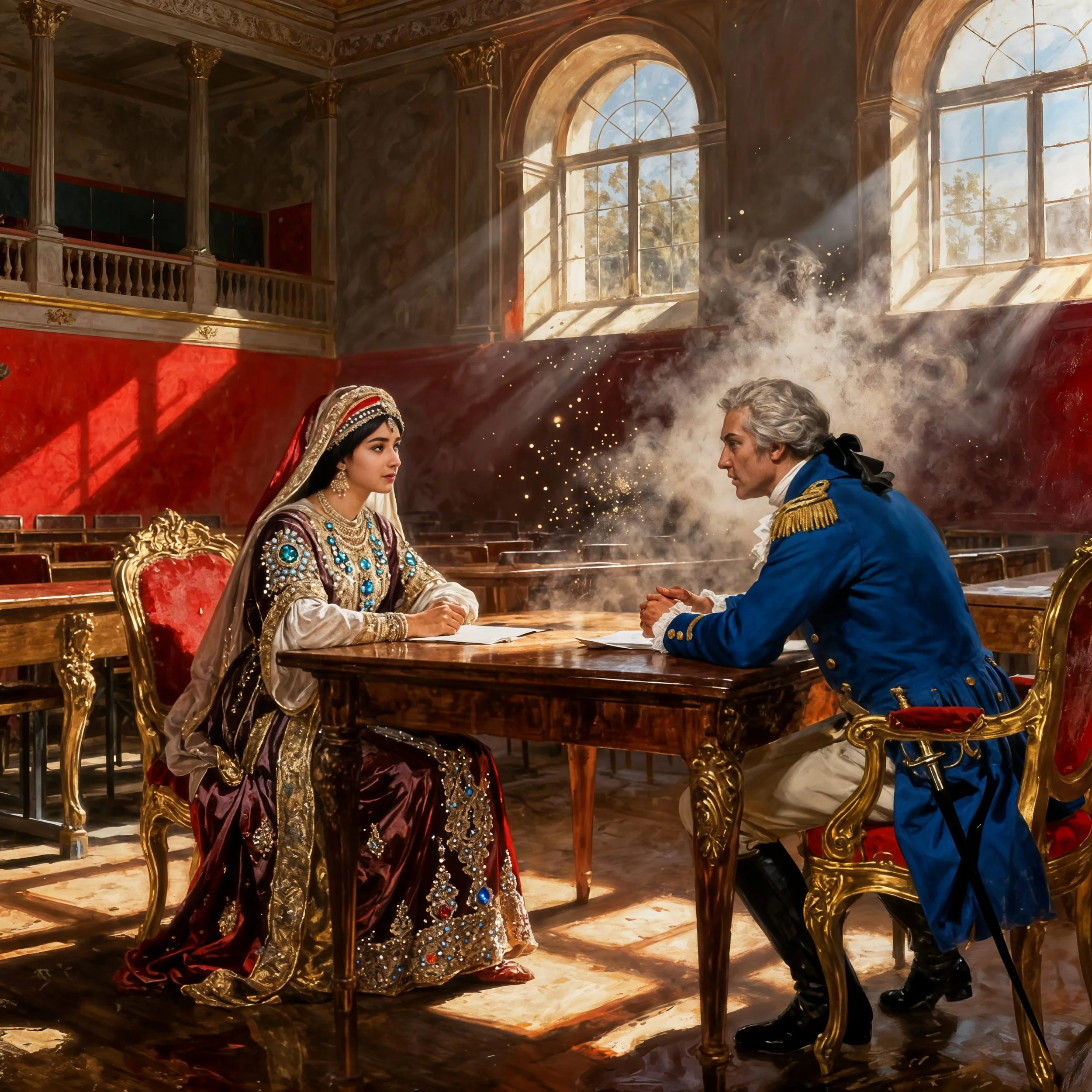 And at the military faculty she learned everything about ballistics and strategy. Jade had become a young woman with a high intellect, great curiosity and above all a joie-de-vivre that was contagious for everyone she met.