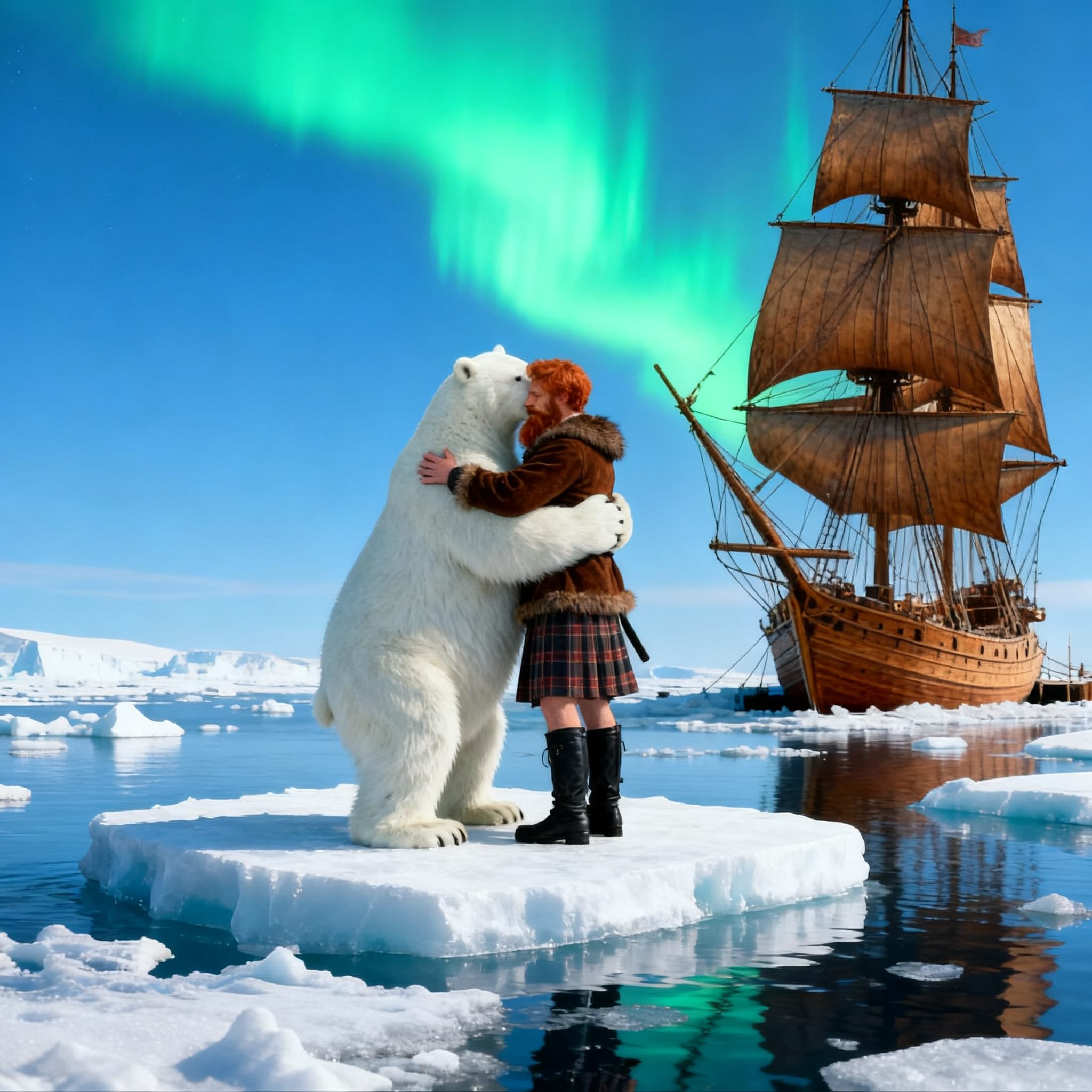 Soon after that MacDonald walked out of the gate and embraced Tornassuk.