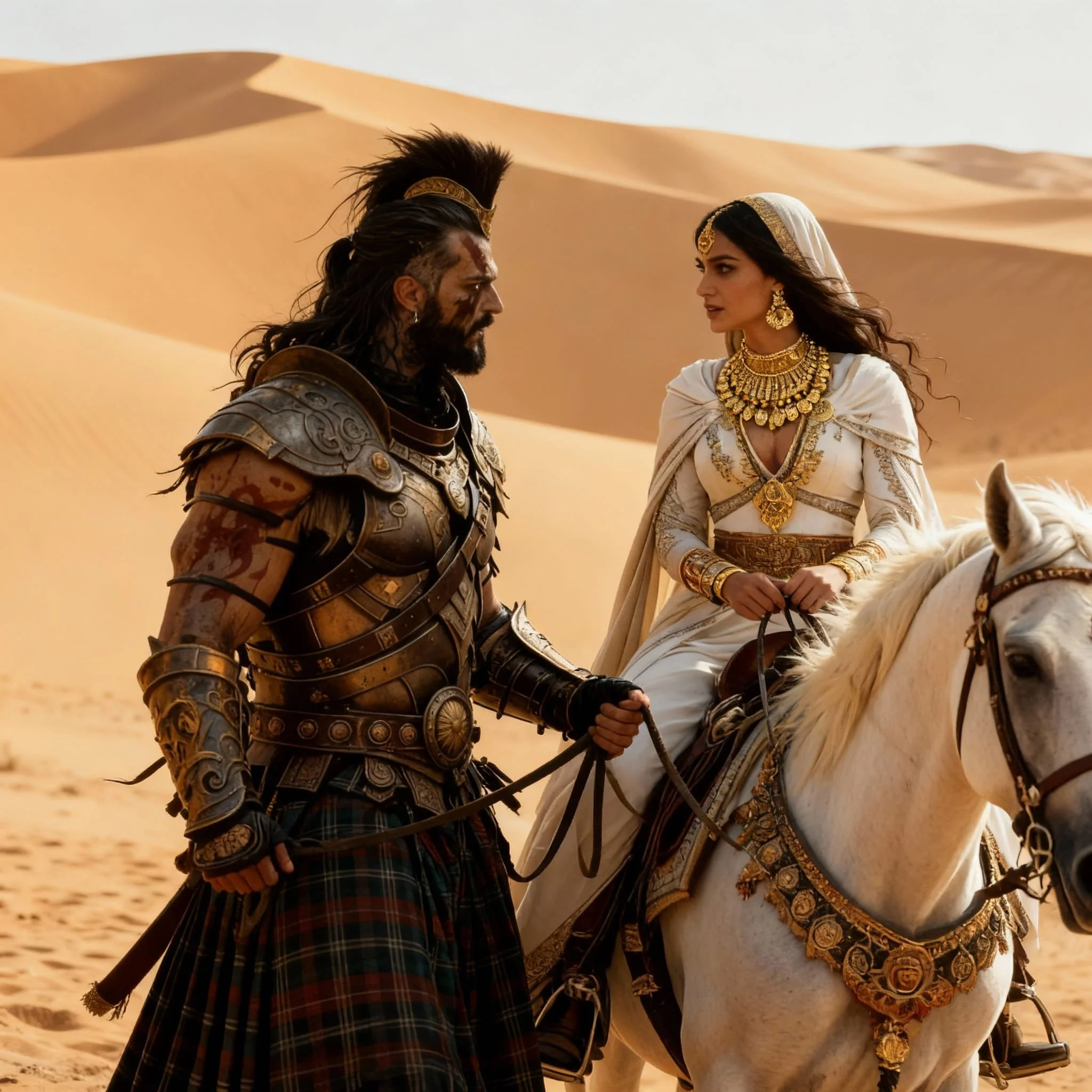 "You didn't set her free, did you?" "No, of course not. The only ones who know now are Murat, you, myself and Arabi." "And you trust him?" "With my life."