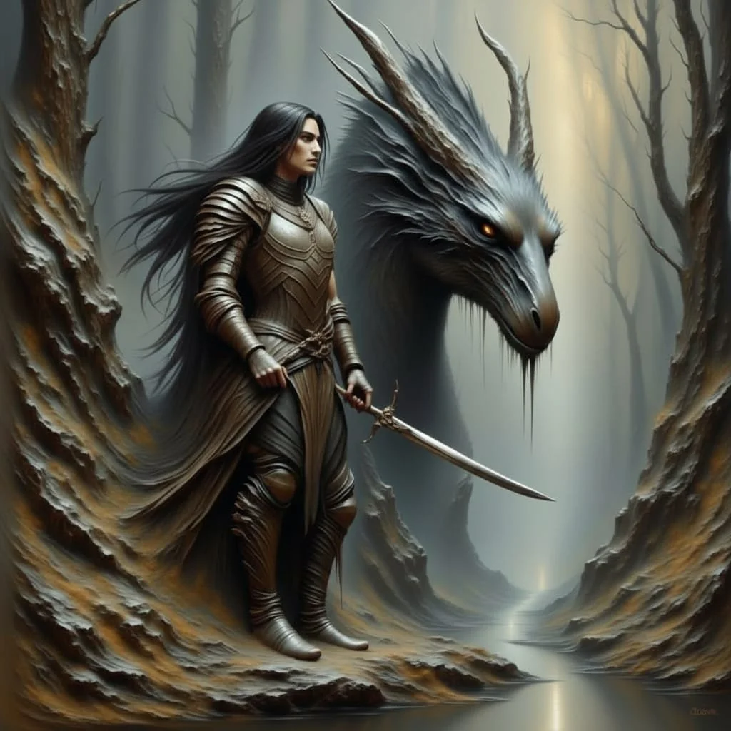 Thoughts about power, about being king, ruling the other faeries, and how fate was on his side.