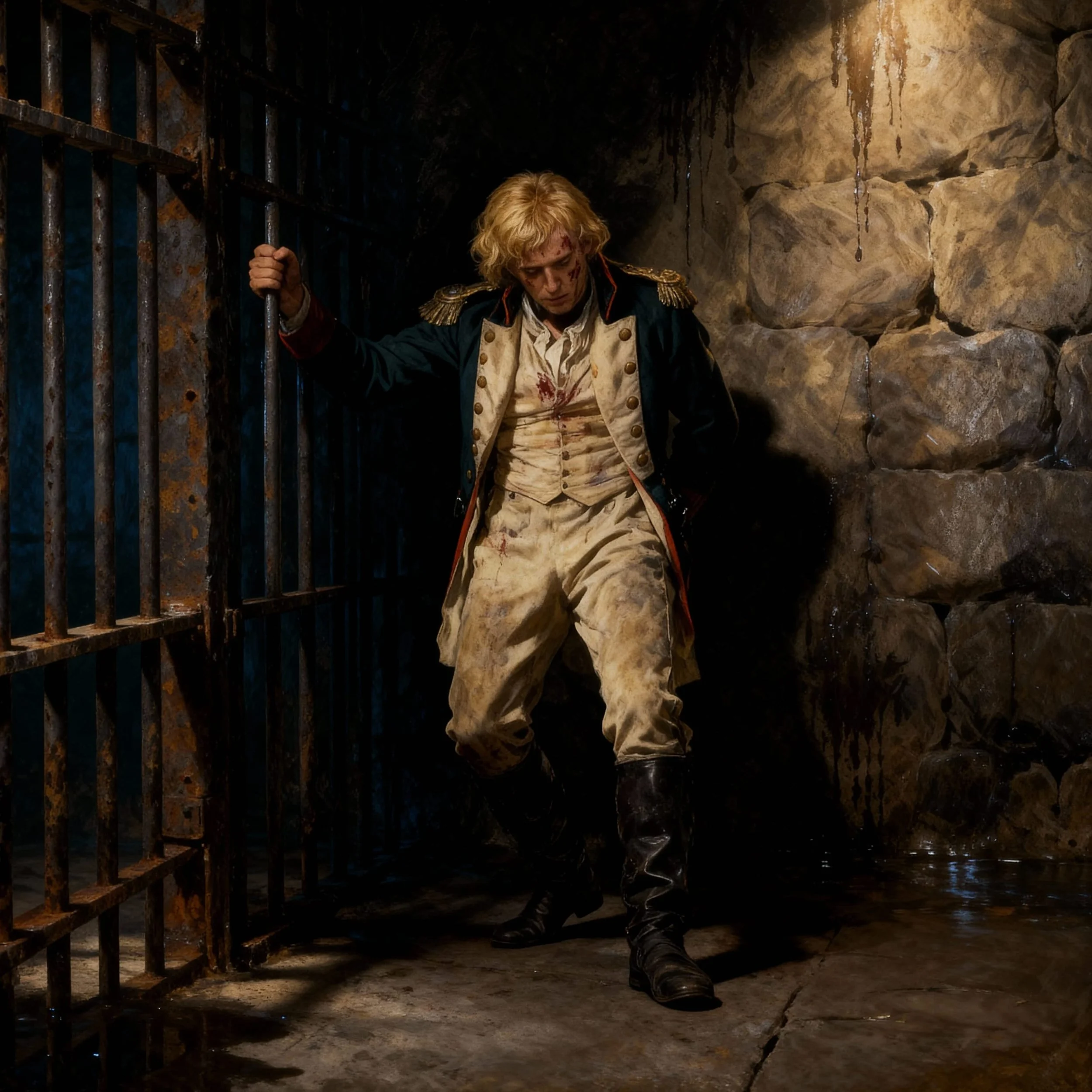 Day after day after day Hippolyte passed the time without anything to do or anyone to speak to. 