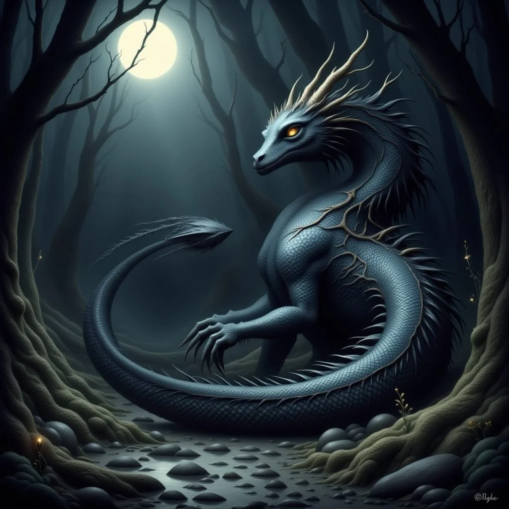 Soon however the search for male dragons turned into a disillusion: they lived solitary lives, often hidden in caves or dark woods,...