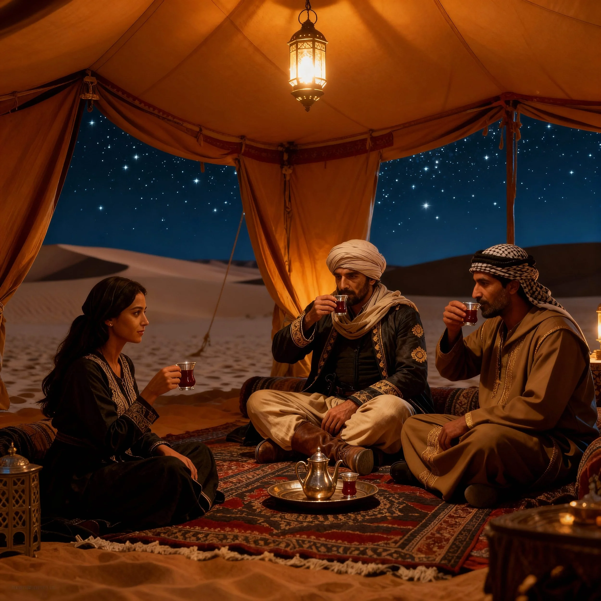 The man invited him to his tent, where Neo met Zguzja's daughter and son. During that meeting, a spark was lit between Neo and the daughter, Rokhshan, that would never fade.