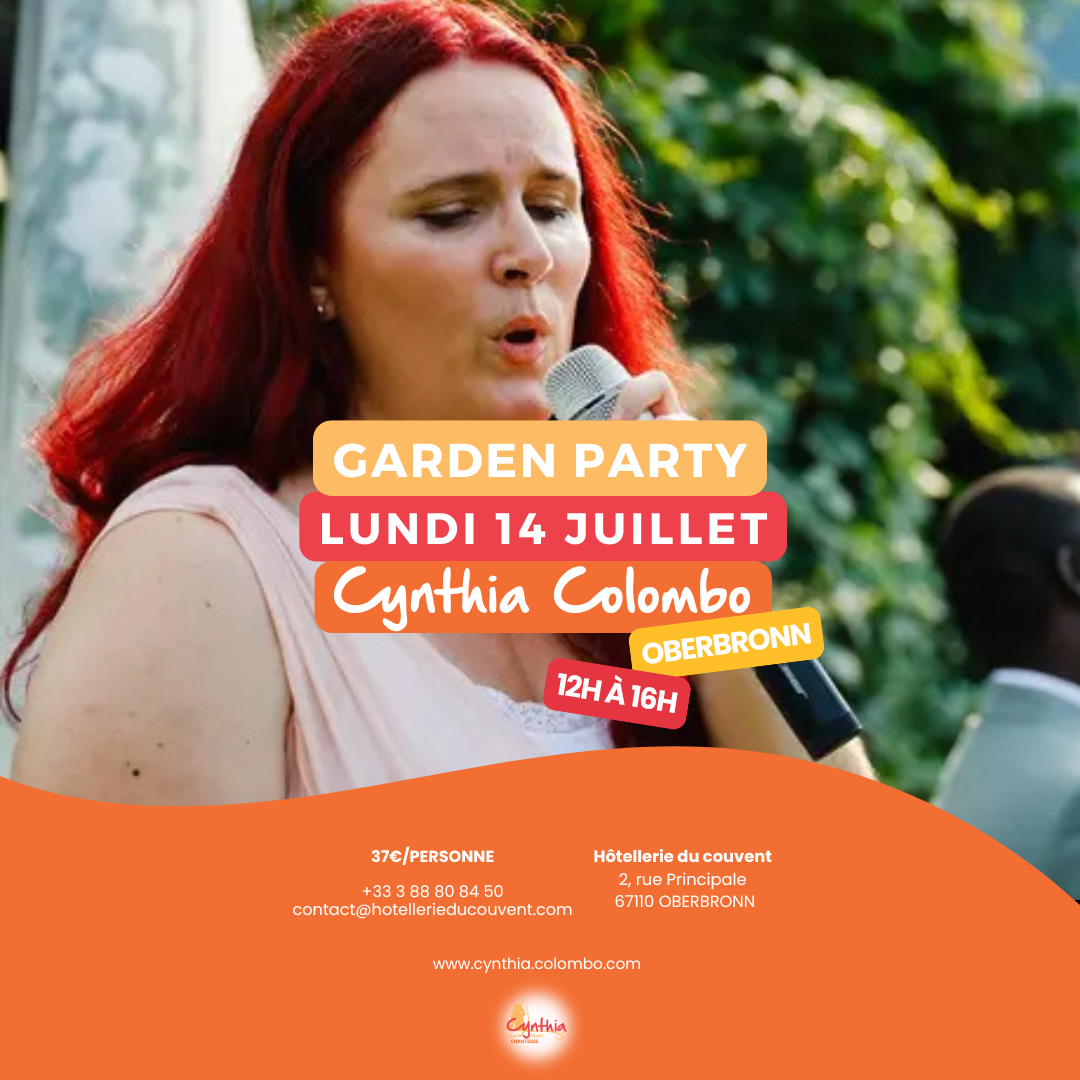 Garden Party à Oberbronn avec Cynthia