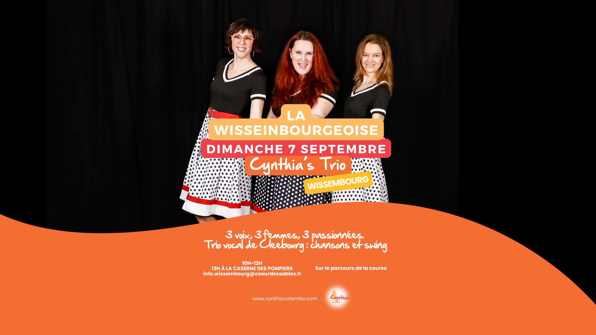 Cynthia’s TRIO chante à la WisSeinbourgeoise