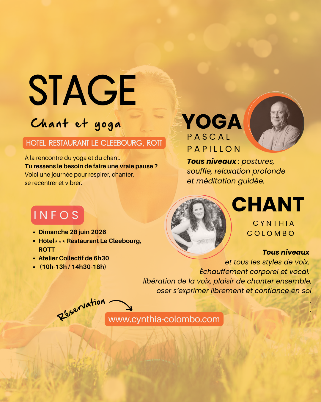 🌿 Stage Chant &amp; Yoga – Harmonie Corps &amp; Voix