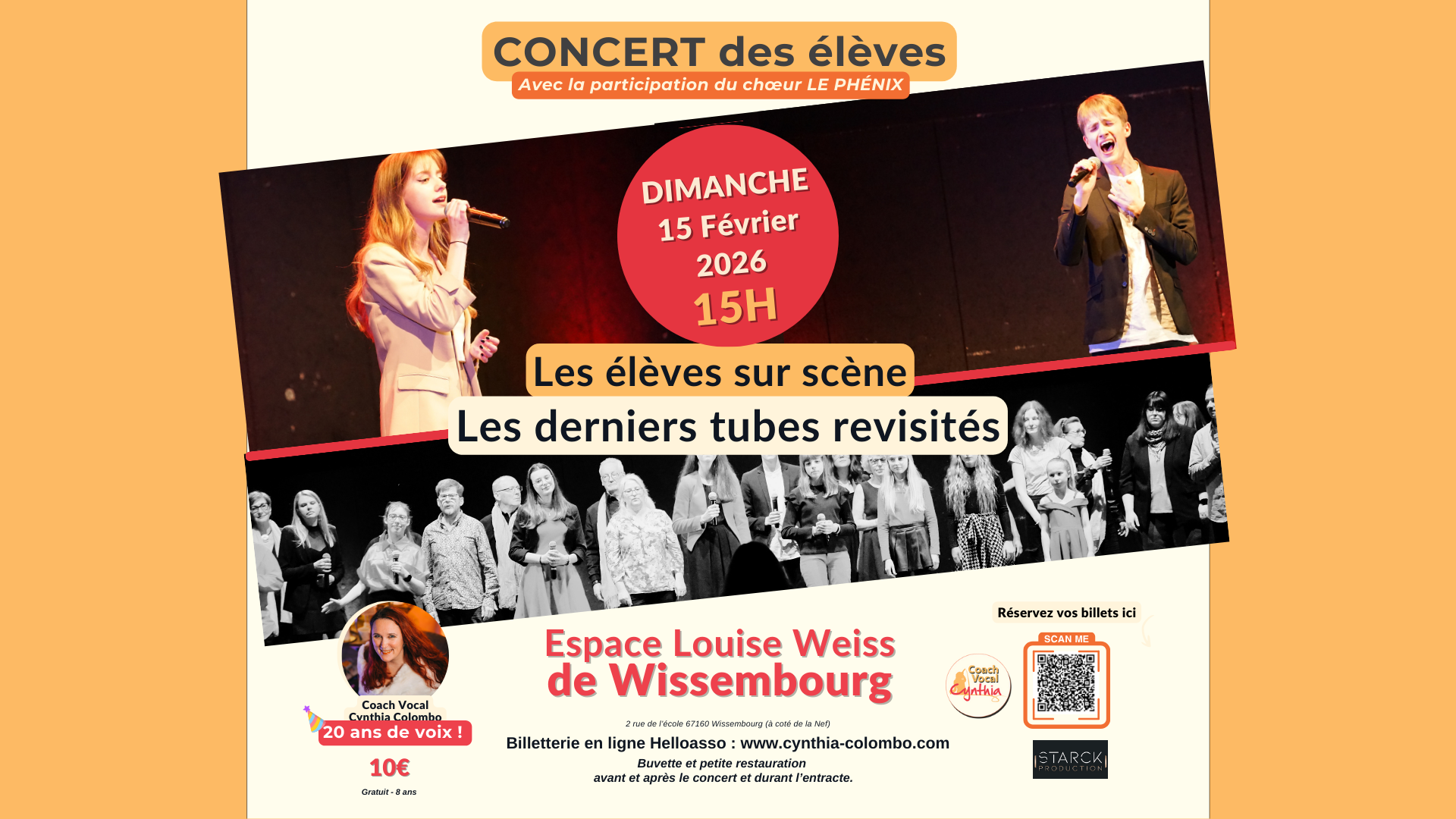 Les ÉLÈVES de Cynthia sur scène en 2026 !