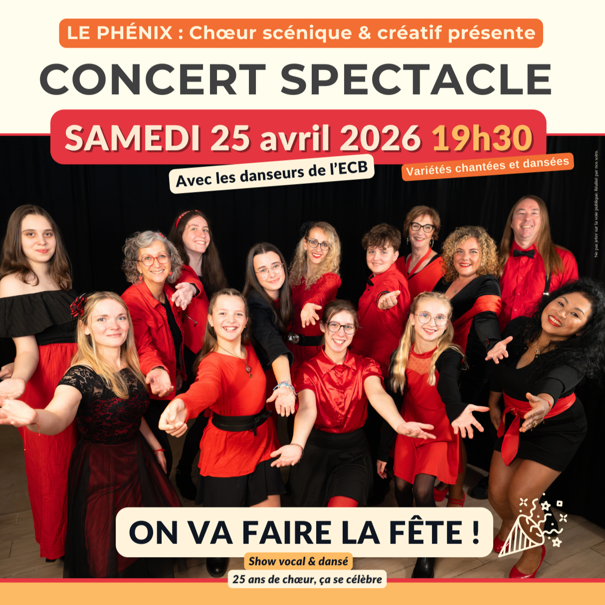 Le Phénix pour un Show vocal "On va faire la fête !"