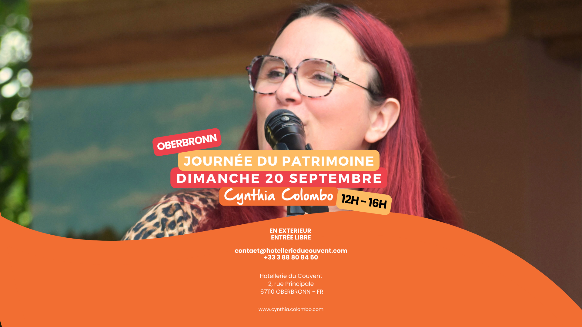 ⛲️ Cynthia chante pour la Journée du Patrimoine à Oberbronn