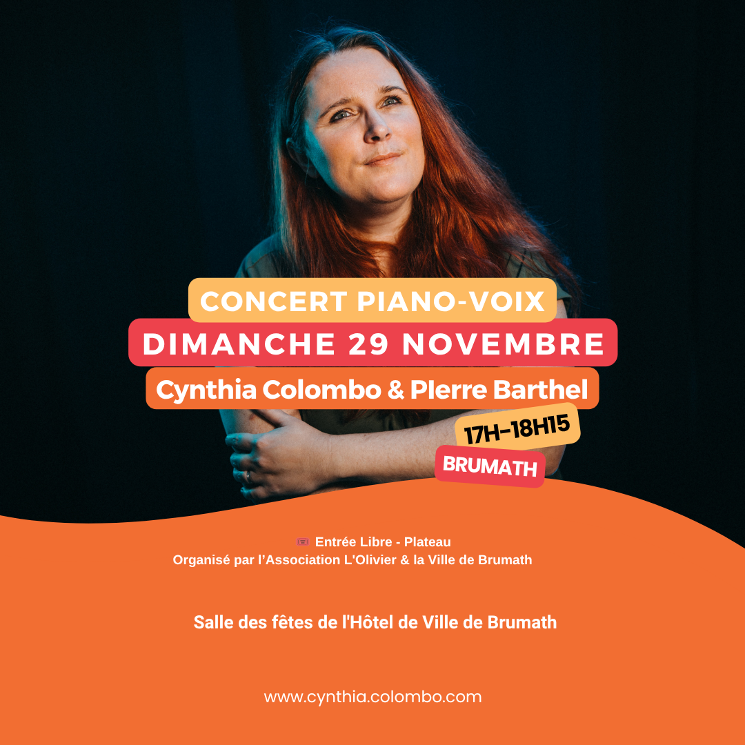 🎶 Cynthia Colombo en concert aux Concerts du Dimanche