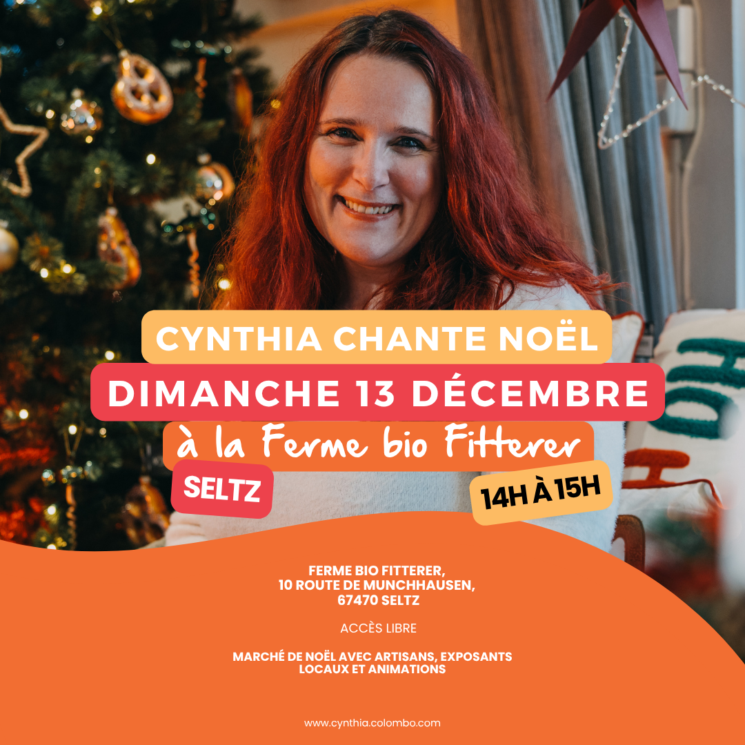 🎶 Cynthia Chante Noël à la Ferme Bio Fitterer