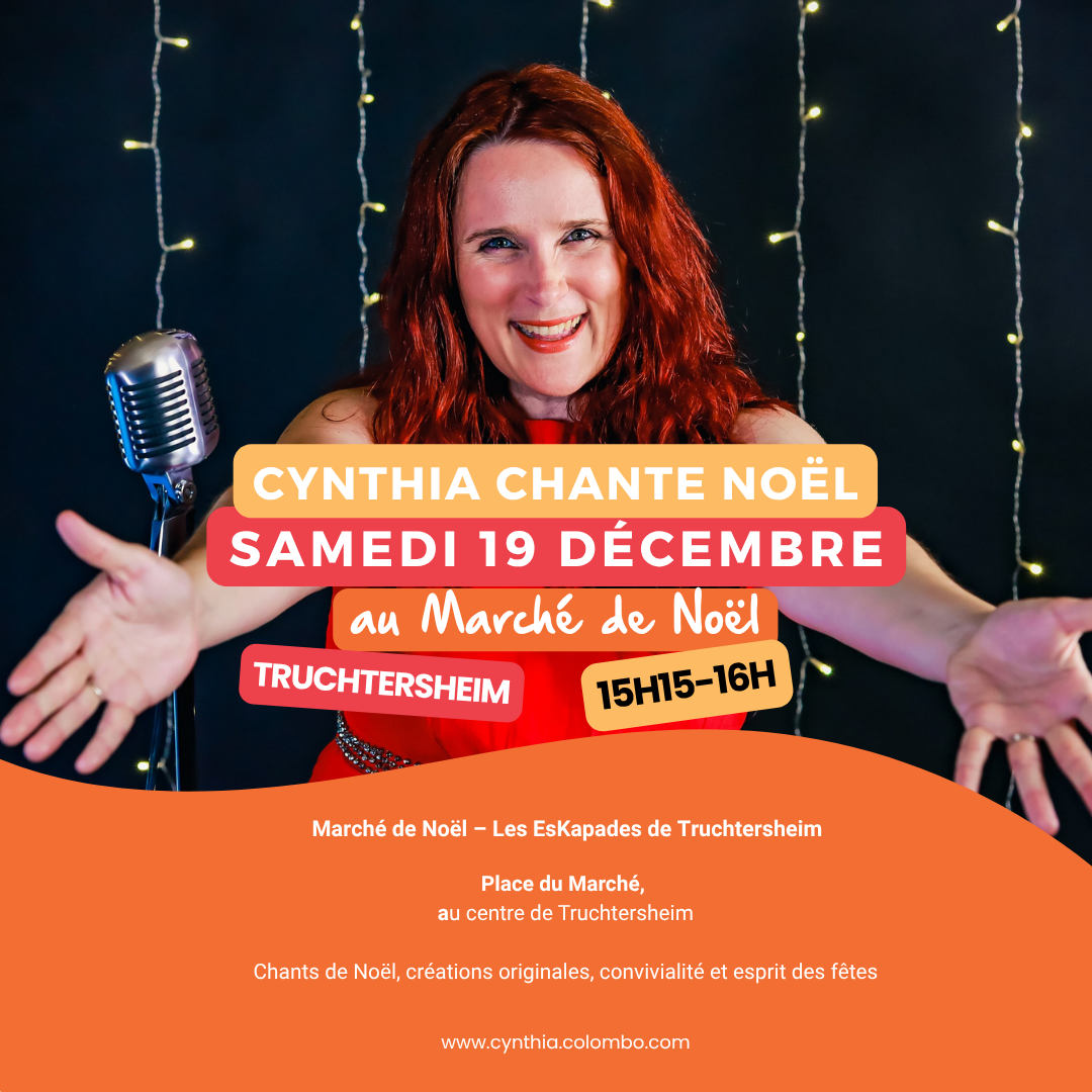 🎶 CYNTHIA COLOMBO CHANTE NOËL À TRUCHTERSHEIM