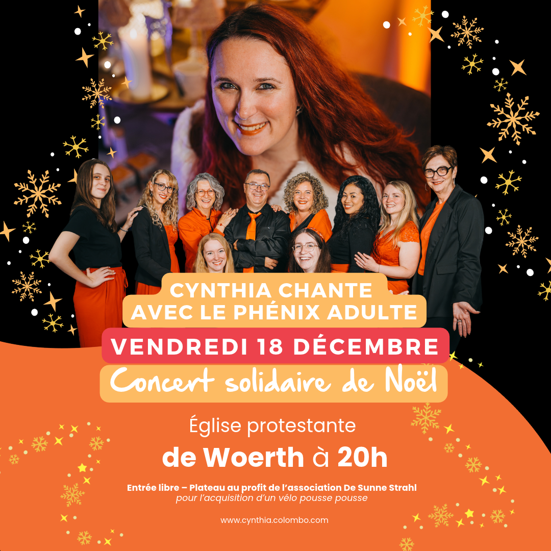 🎶 Cynthia chante Noël avec Le Phénix Adultes