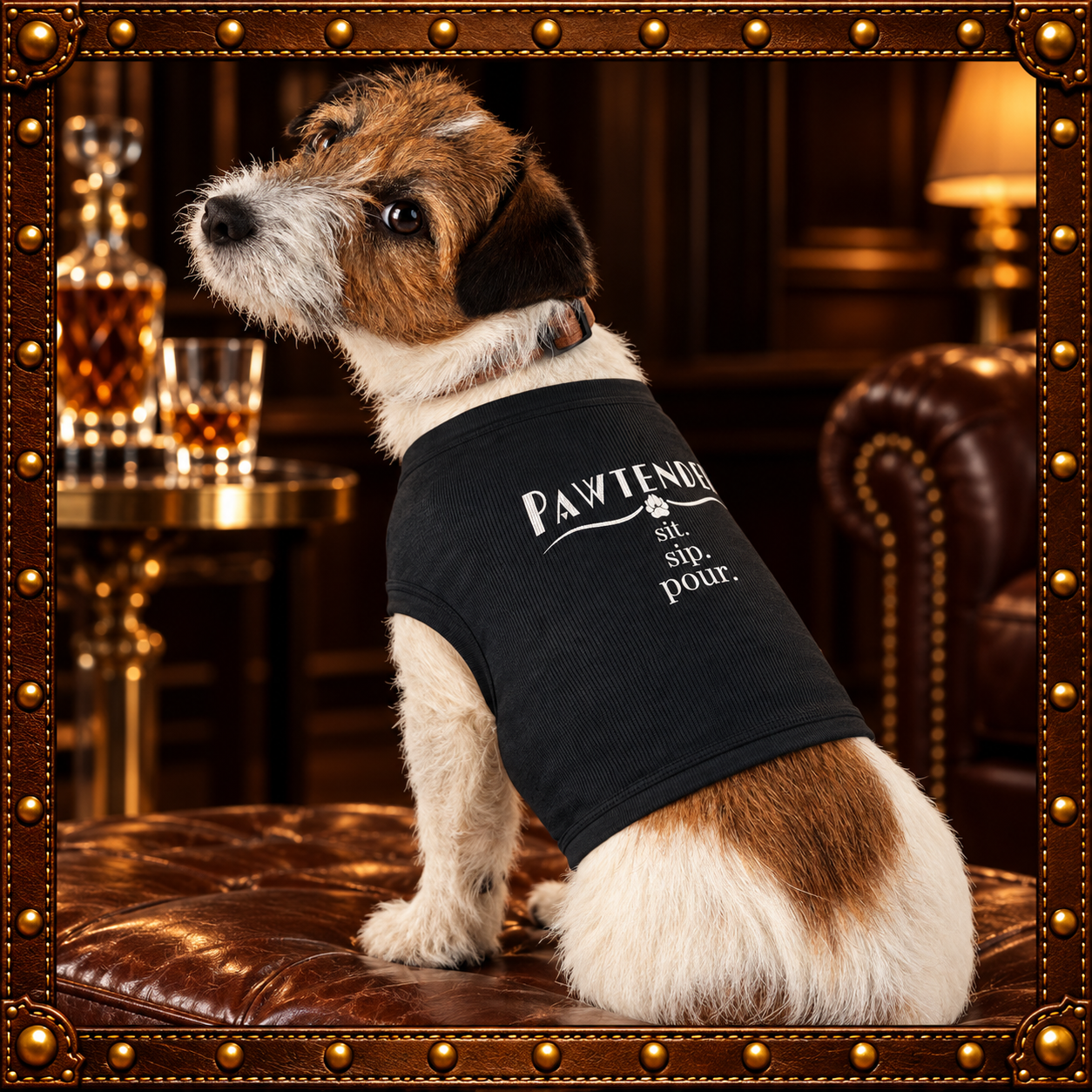 PAWTENDER™ Black Dog T-shirt