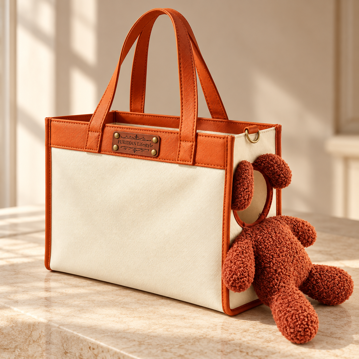 Sunlit FURIDIAN Tote with Teddy.png