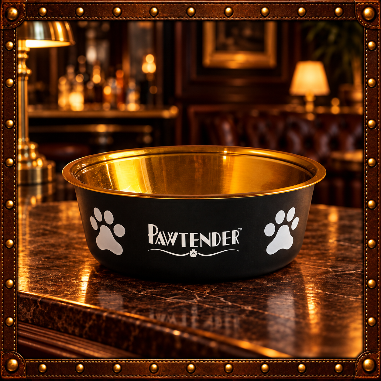 Pawtender Bowl in a Luxurious Lounge.png