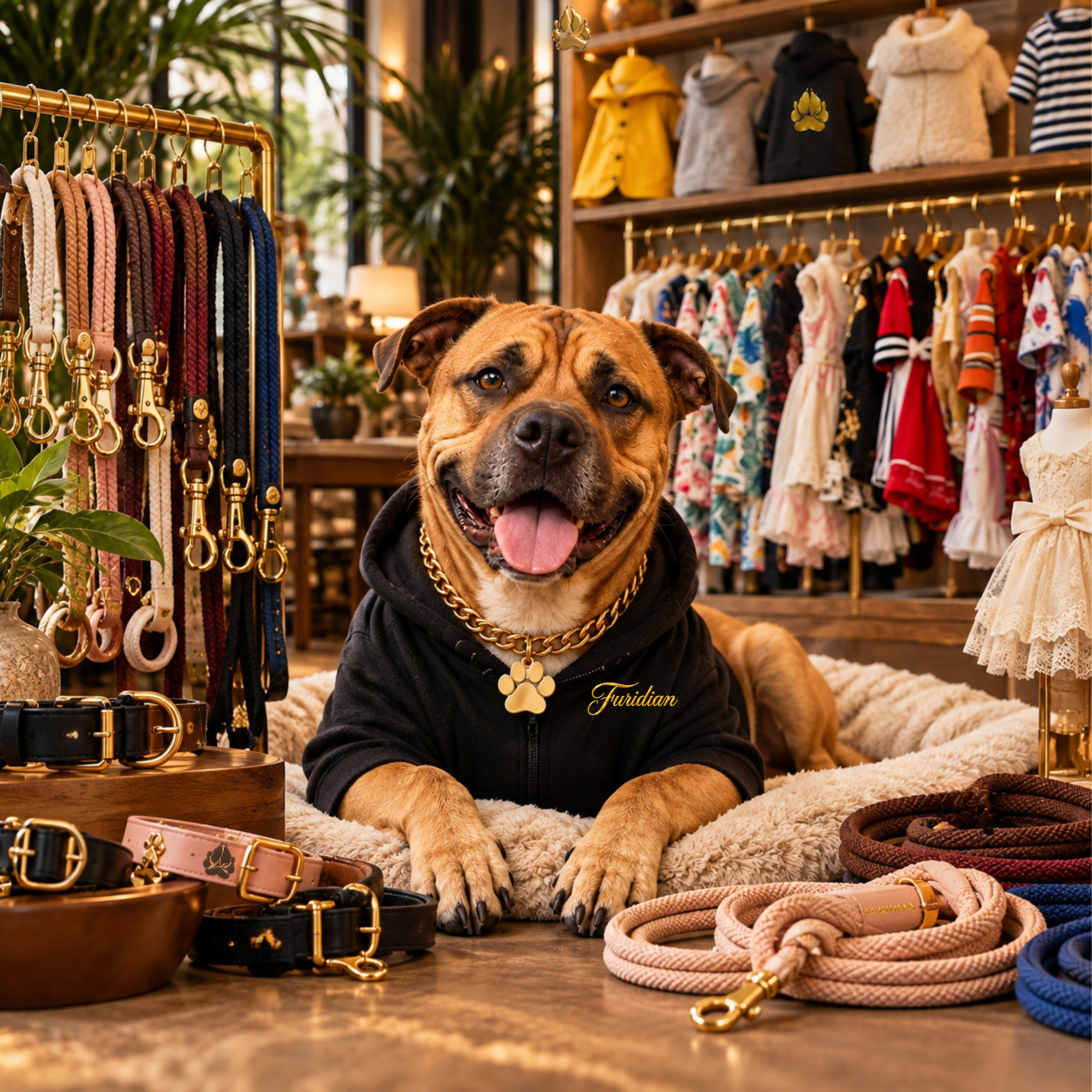 Furidian in his Boutique