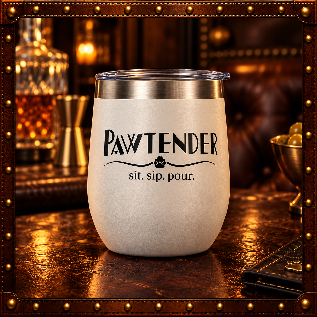 PAWTENDER™ Sit Sip Pour Wine Tumbler