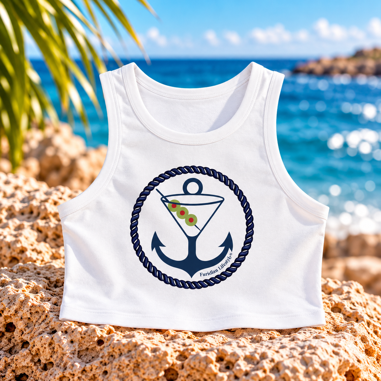 Furidian Lifestyle® Coastal Collection Racer Tank