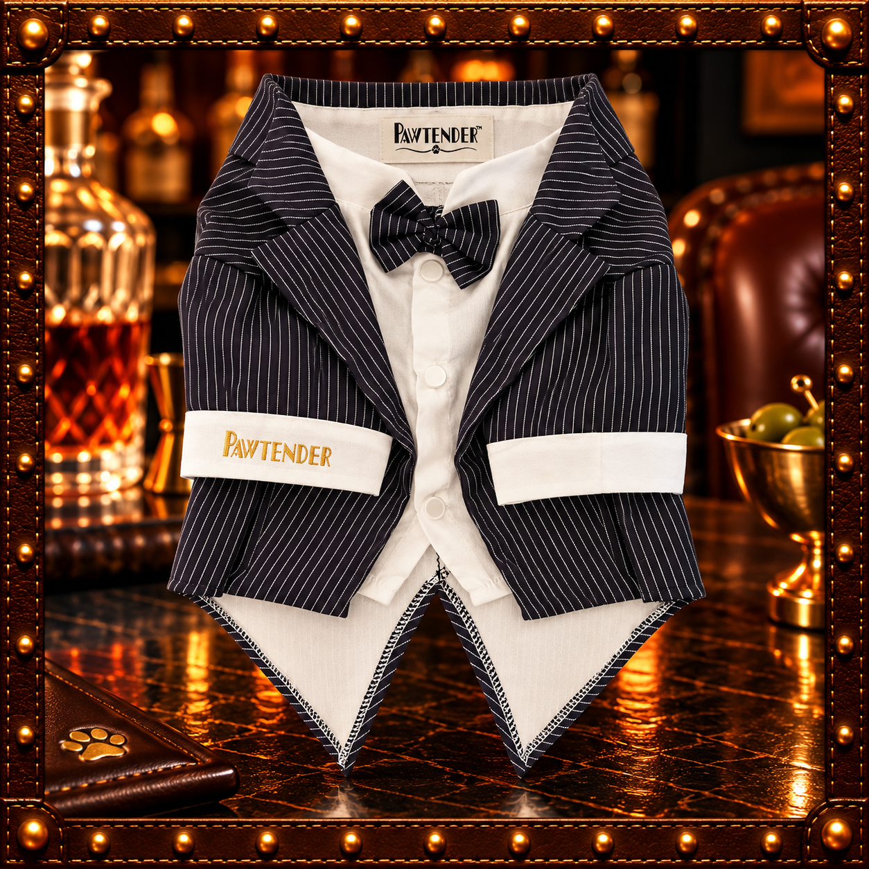 PAWTENDER™ Black dog Tuxedo