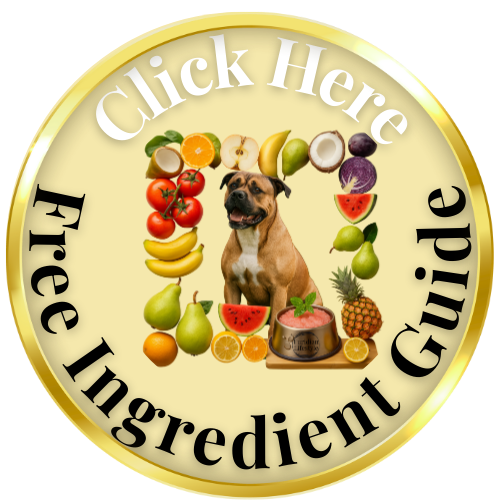 Click Button to Receive a FREE Dog Ingredient Guide