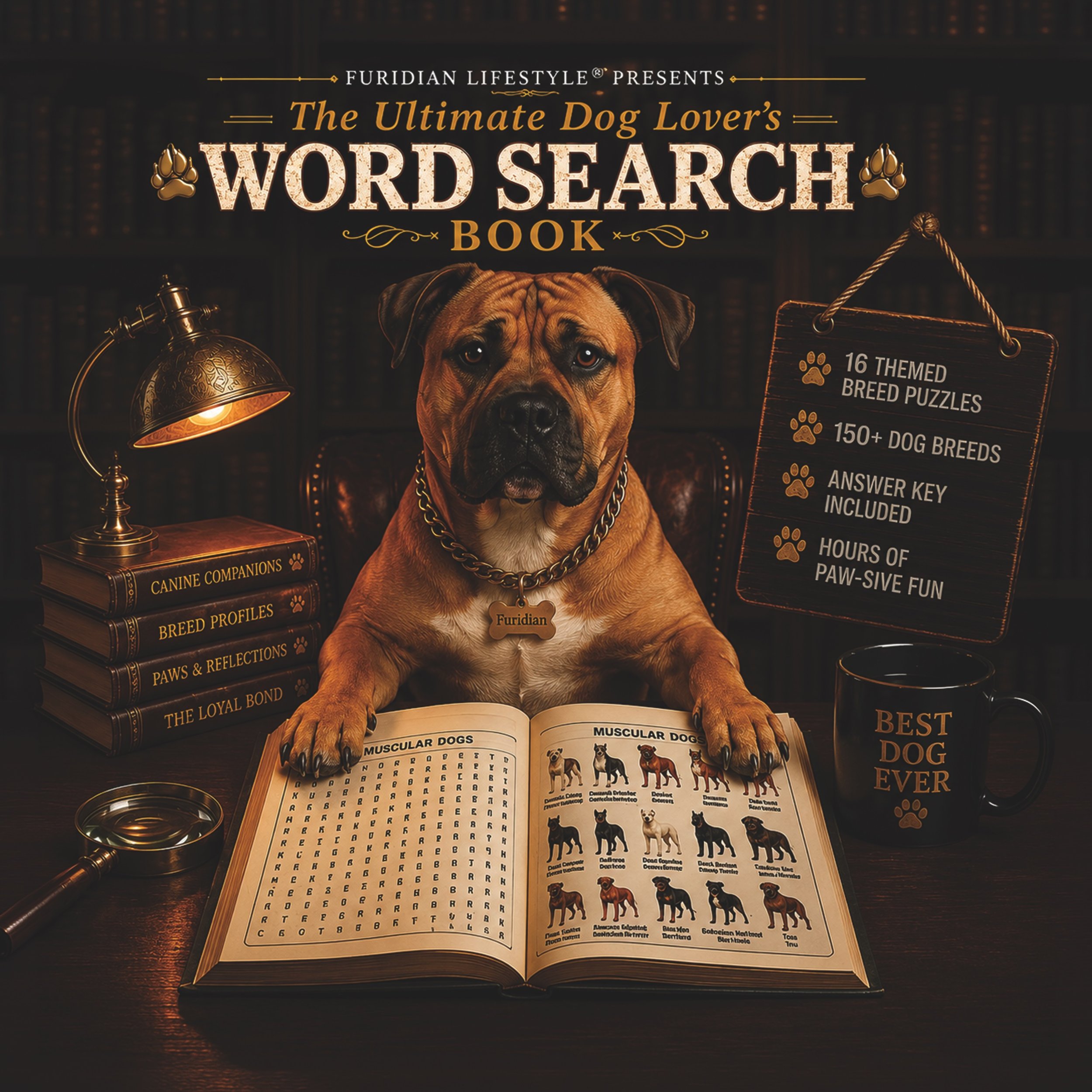 Furidian Lifestyle Presents: The Ultimate Dog Lover's Word Search Book