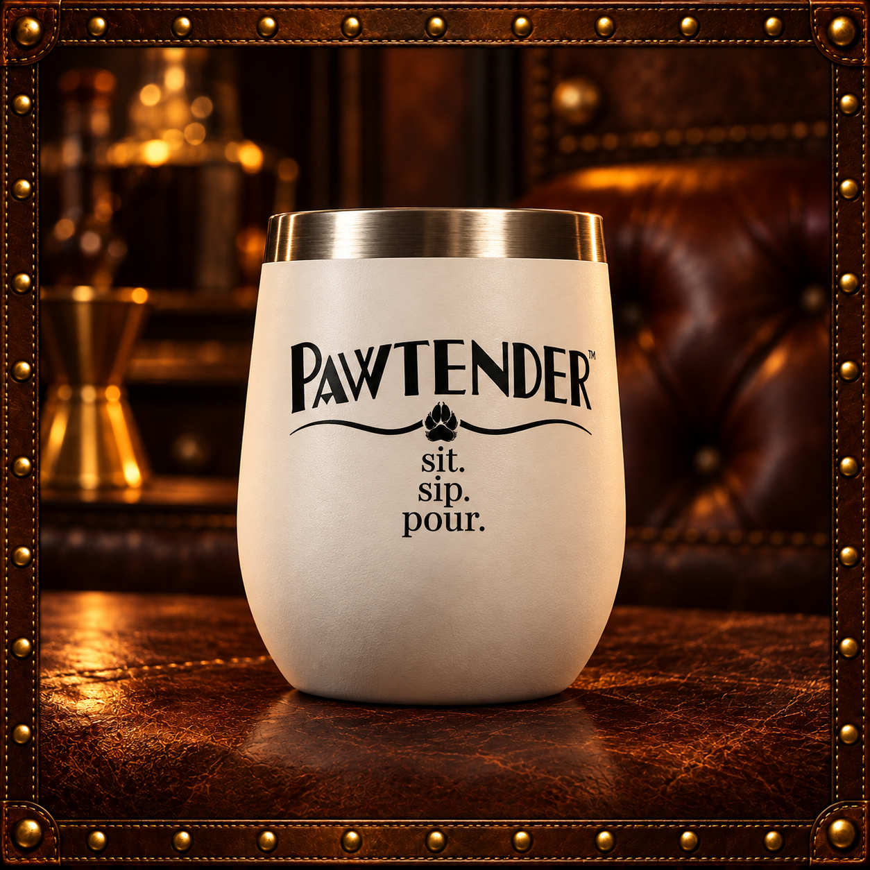 PAWTENDER™ Sit Sip Pour Wine Tumbler
