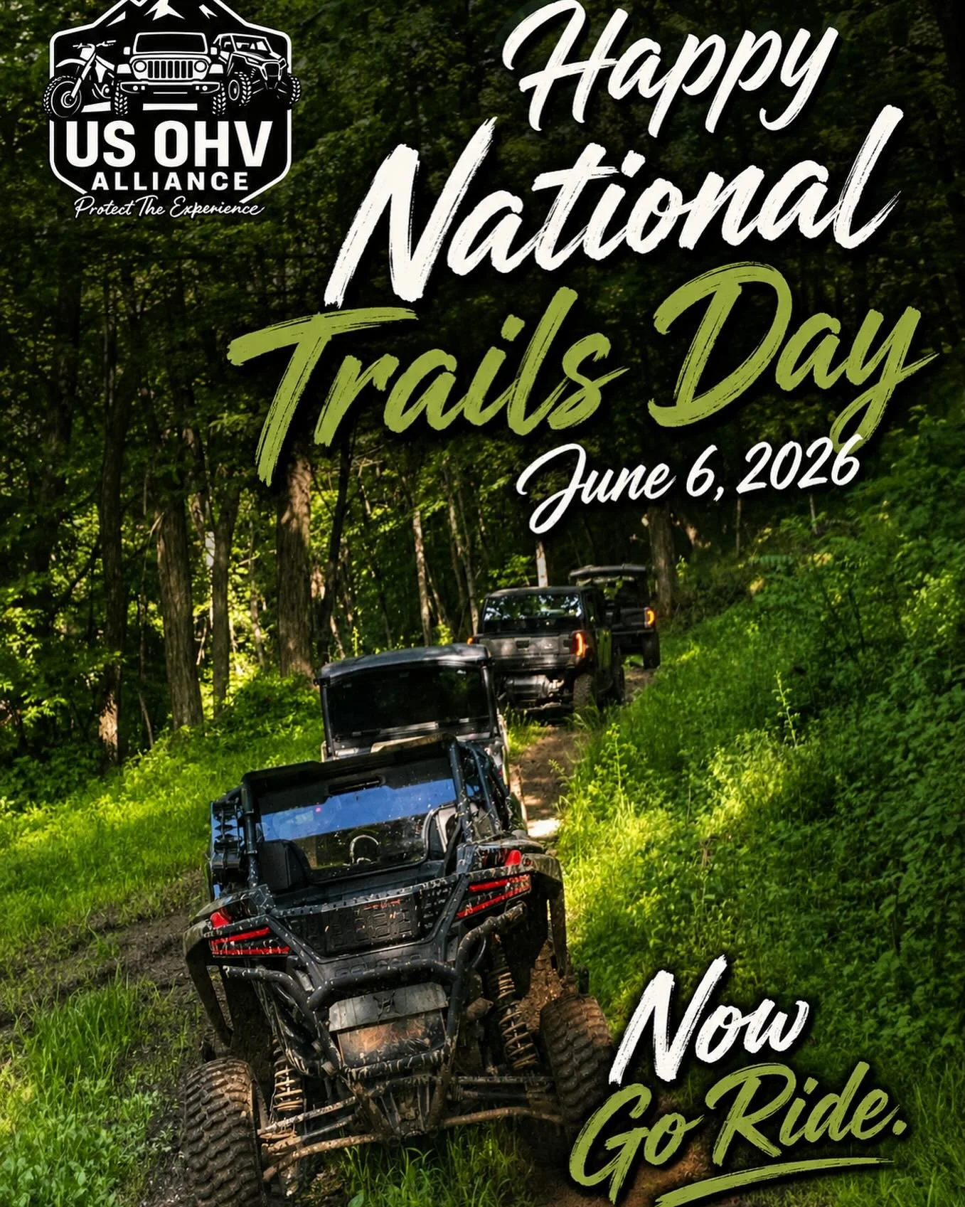 Happy National Trails Day!
Now Go Ride.
Wheel Right! Be Responsible!