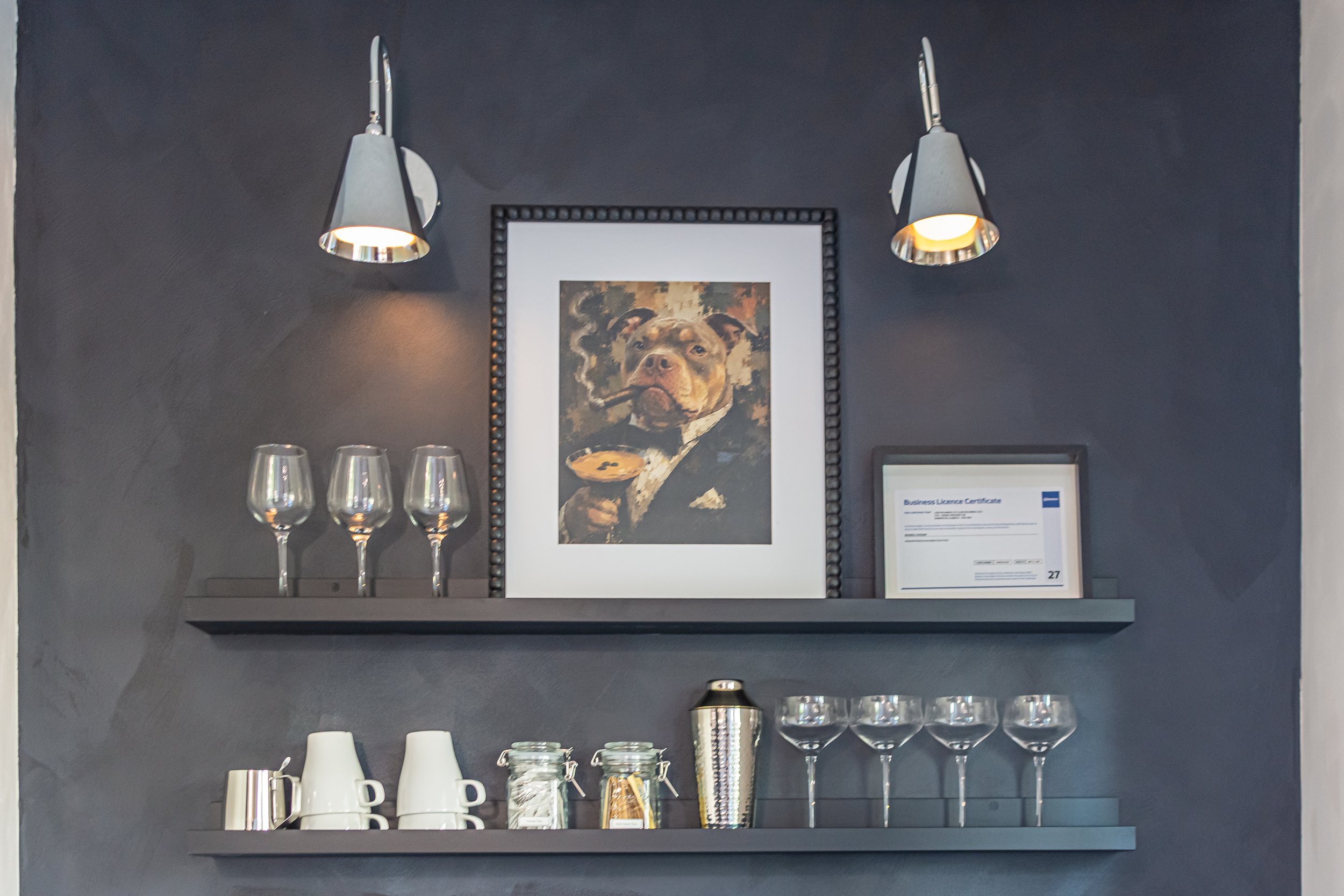 Noir Boutique Stay airbnb - Coffee Bar