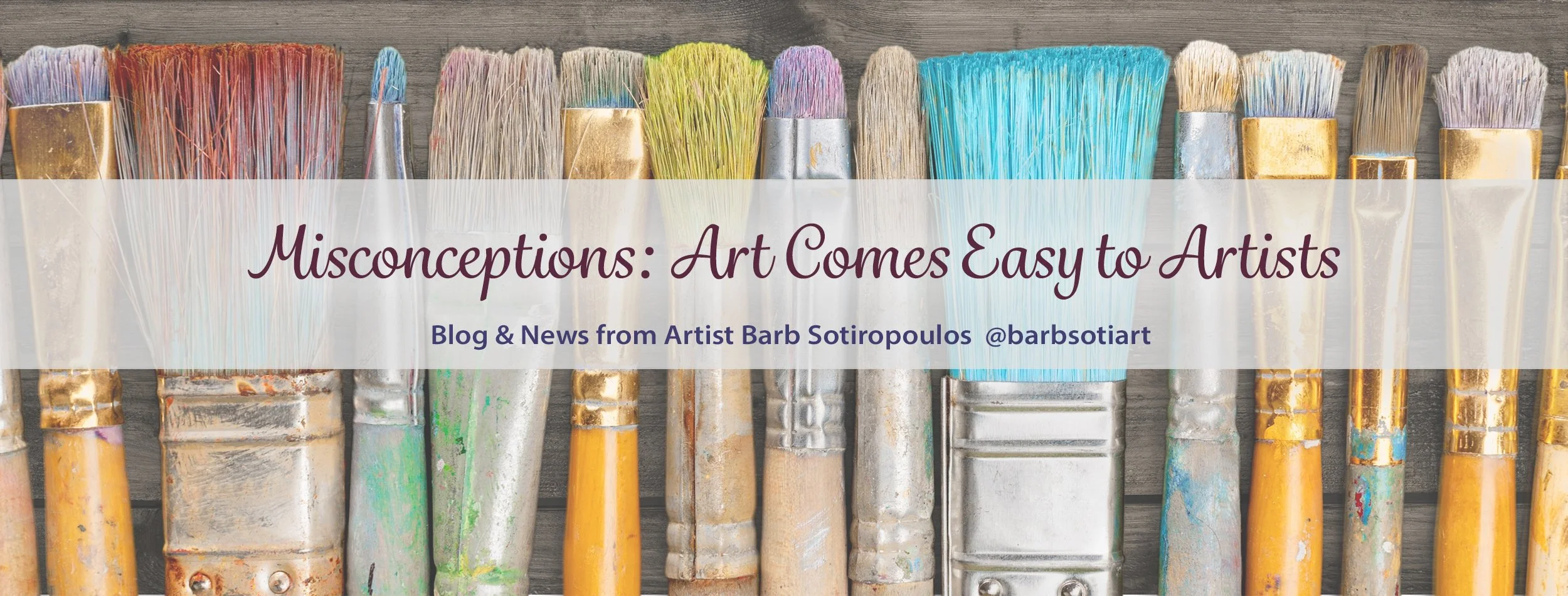 Misconceptions: Art Comes Easy to Artists