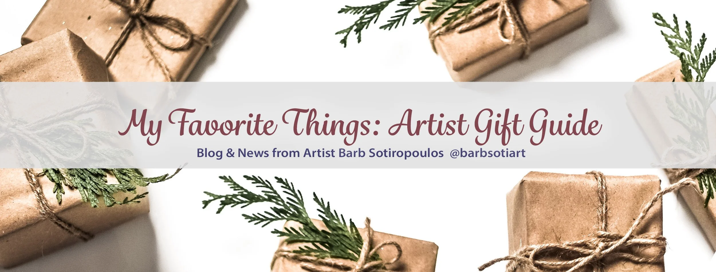 My Favorite Things: Artist Gift Guide 2020