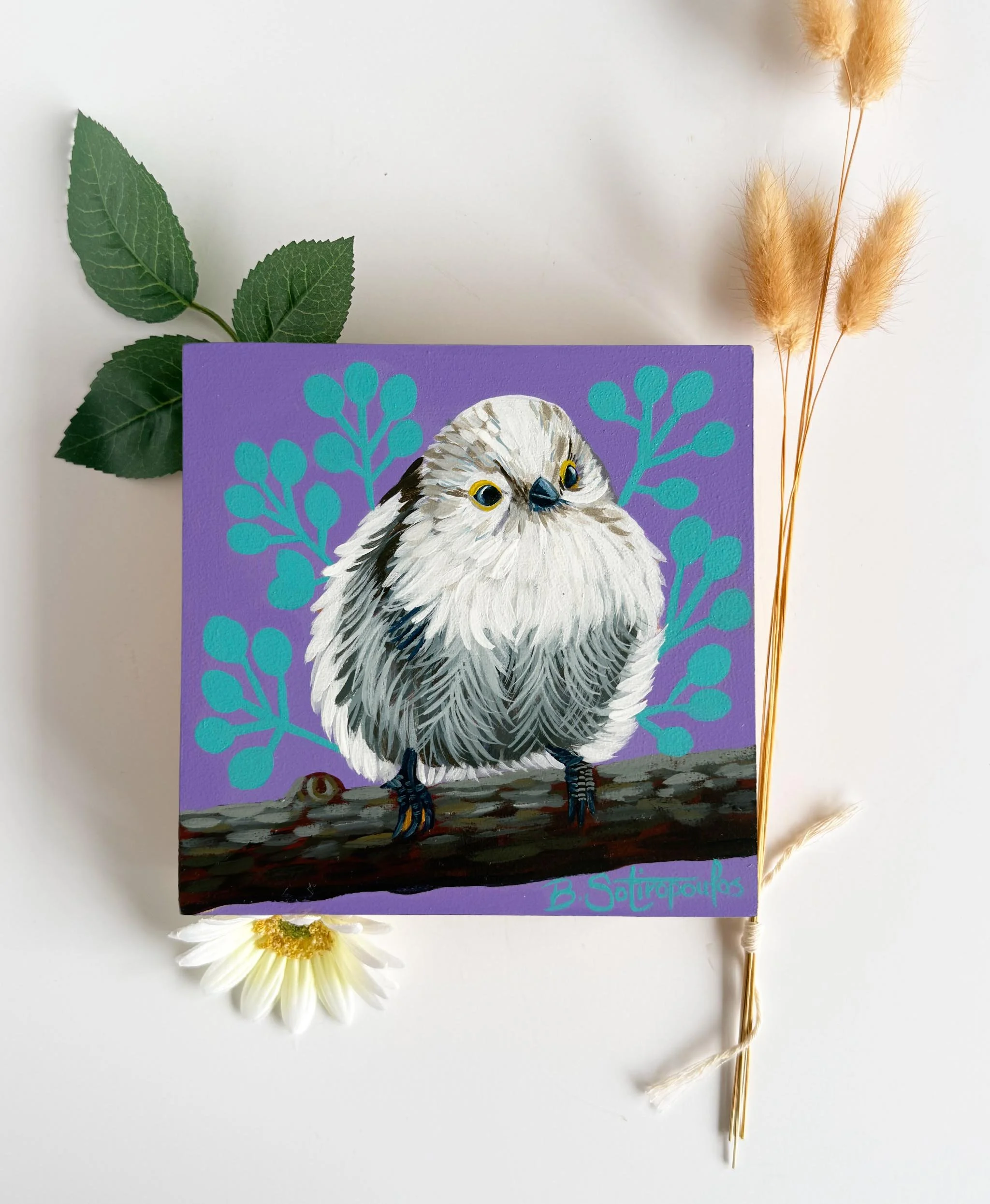 Hokkaido's Sweetheart - 6x6 inch Acrylic on Birch Panel