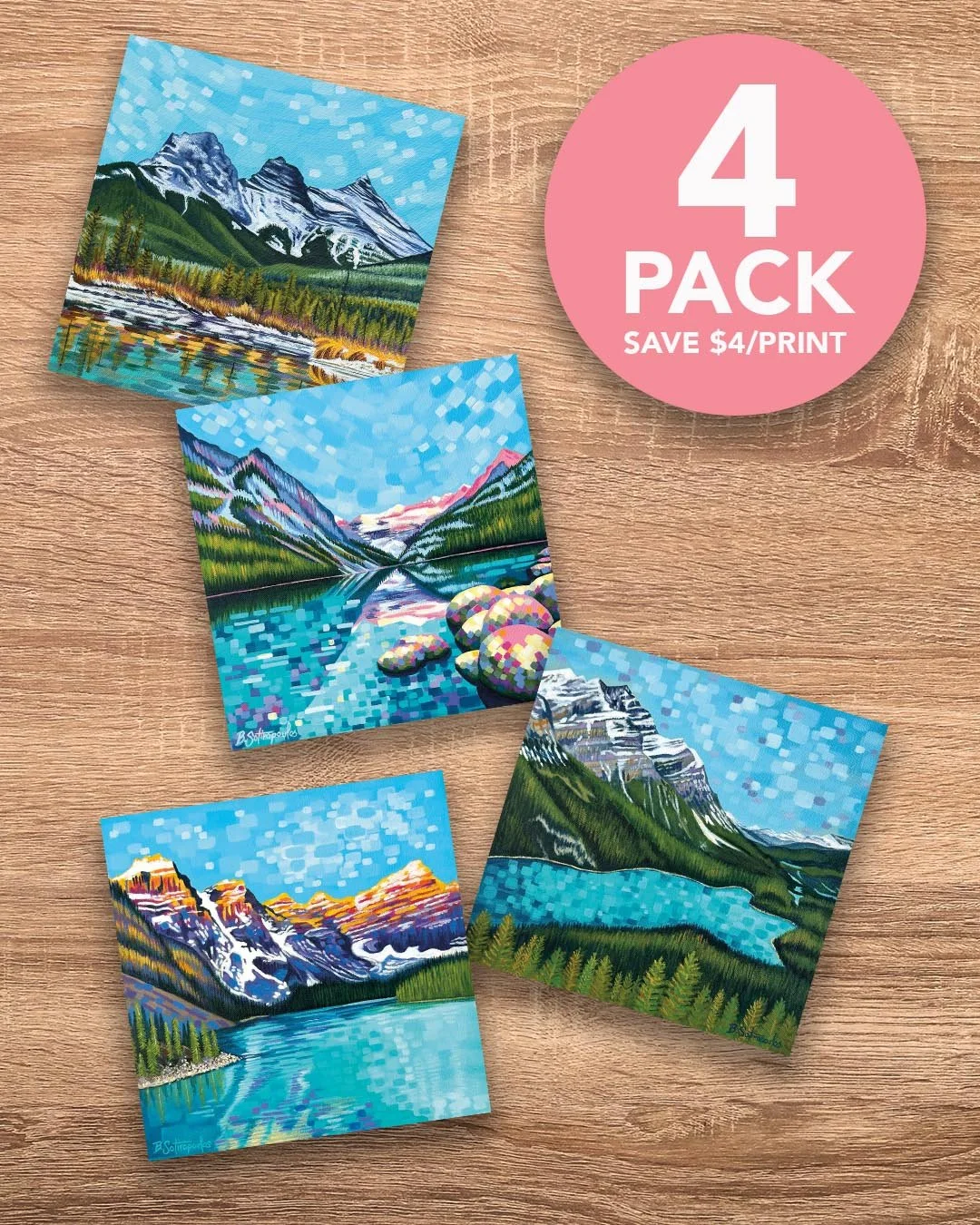 Mountain Series 2 - Mini Print Pack
