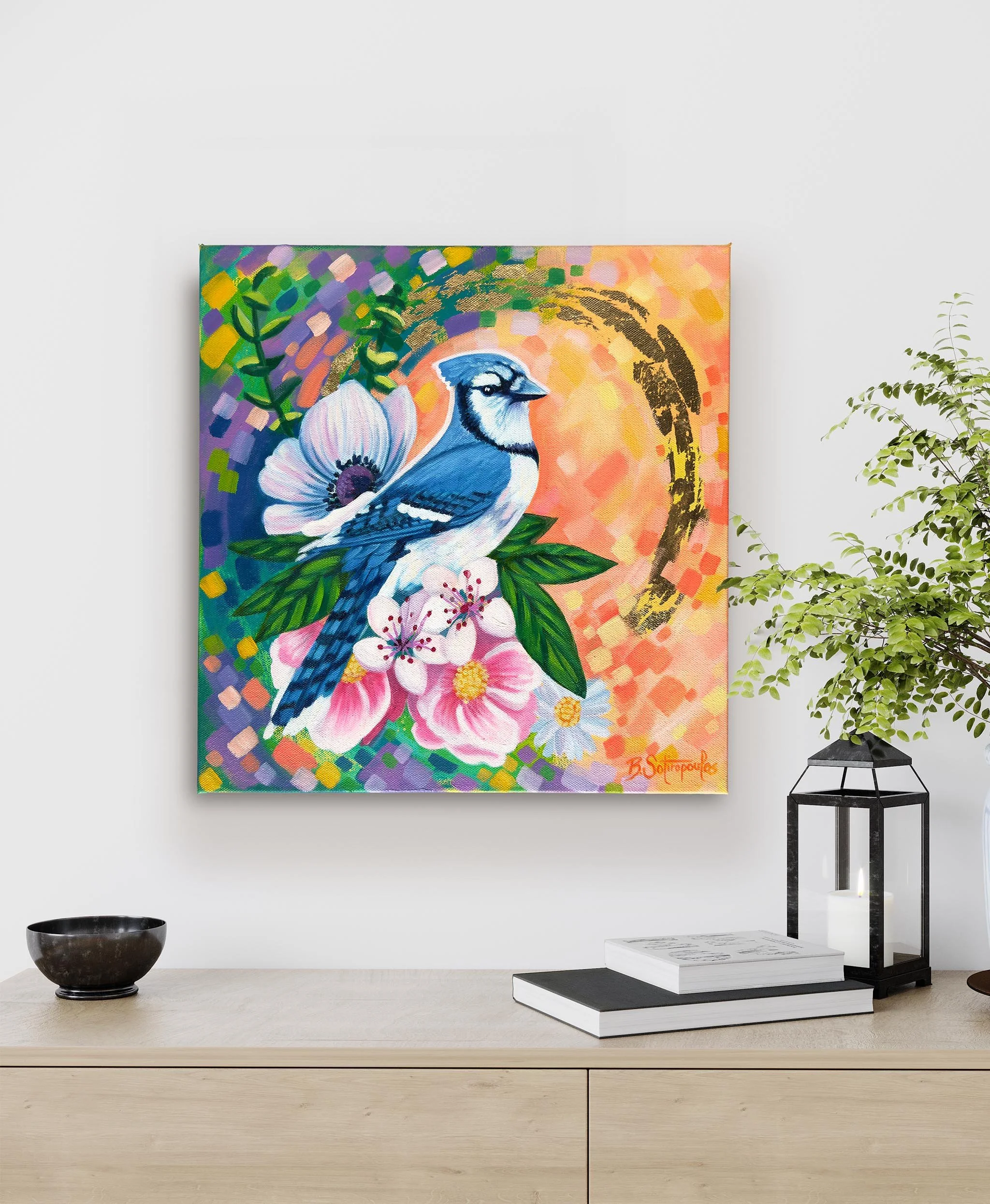 A Vow In Bloom - 14x14 inches