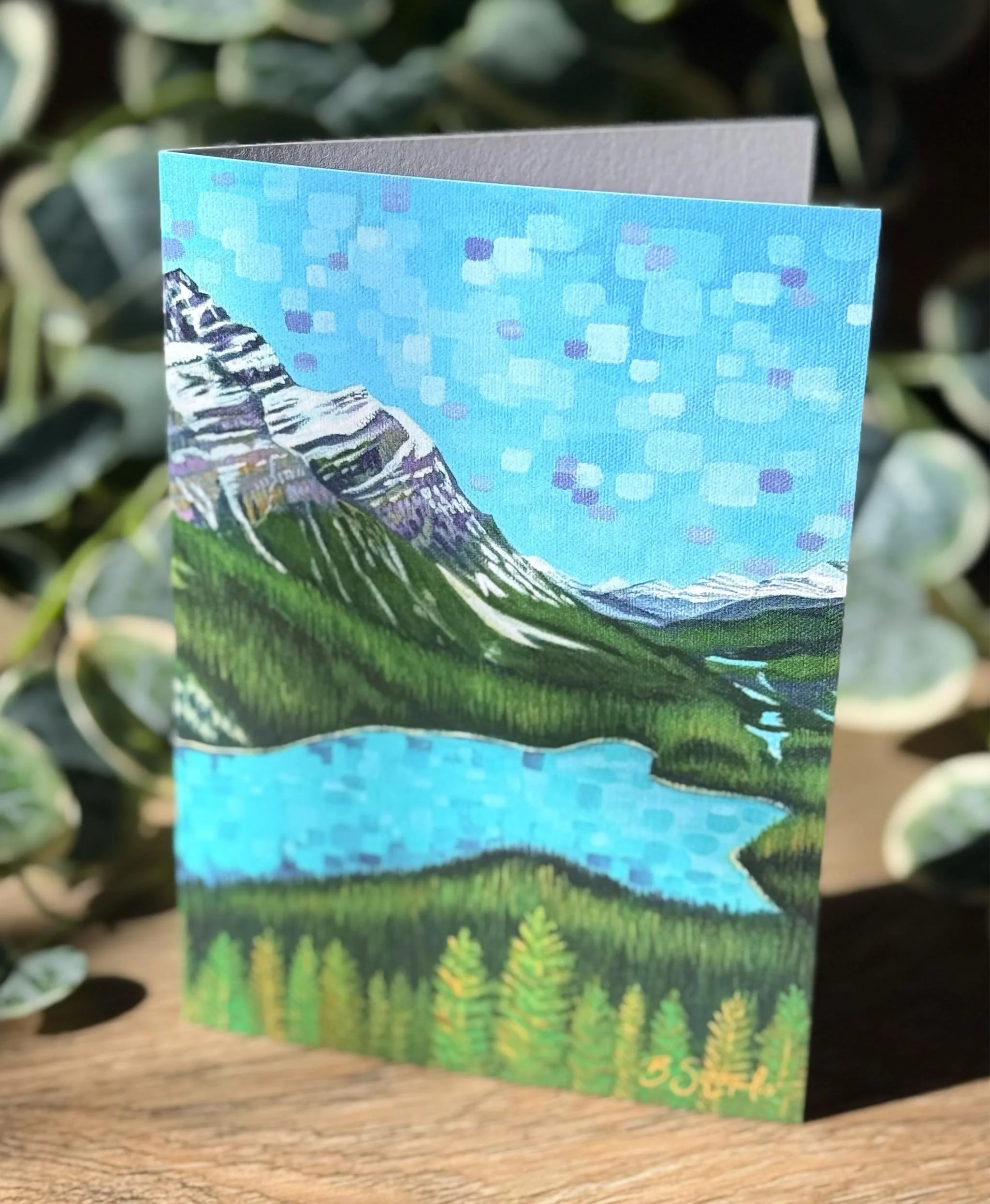 Visions of Peyto Lake - Greeting Card