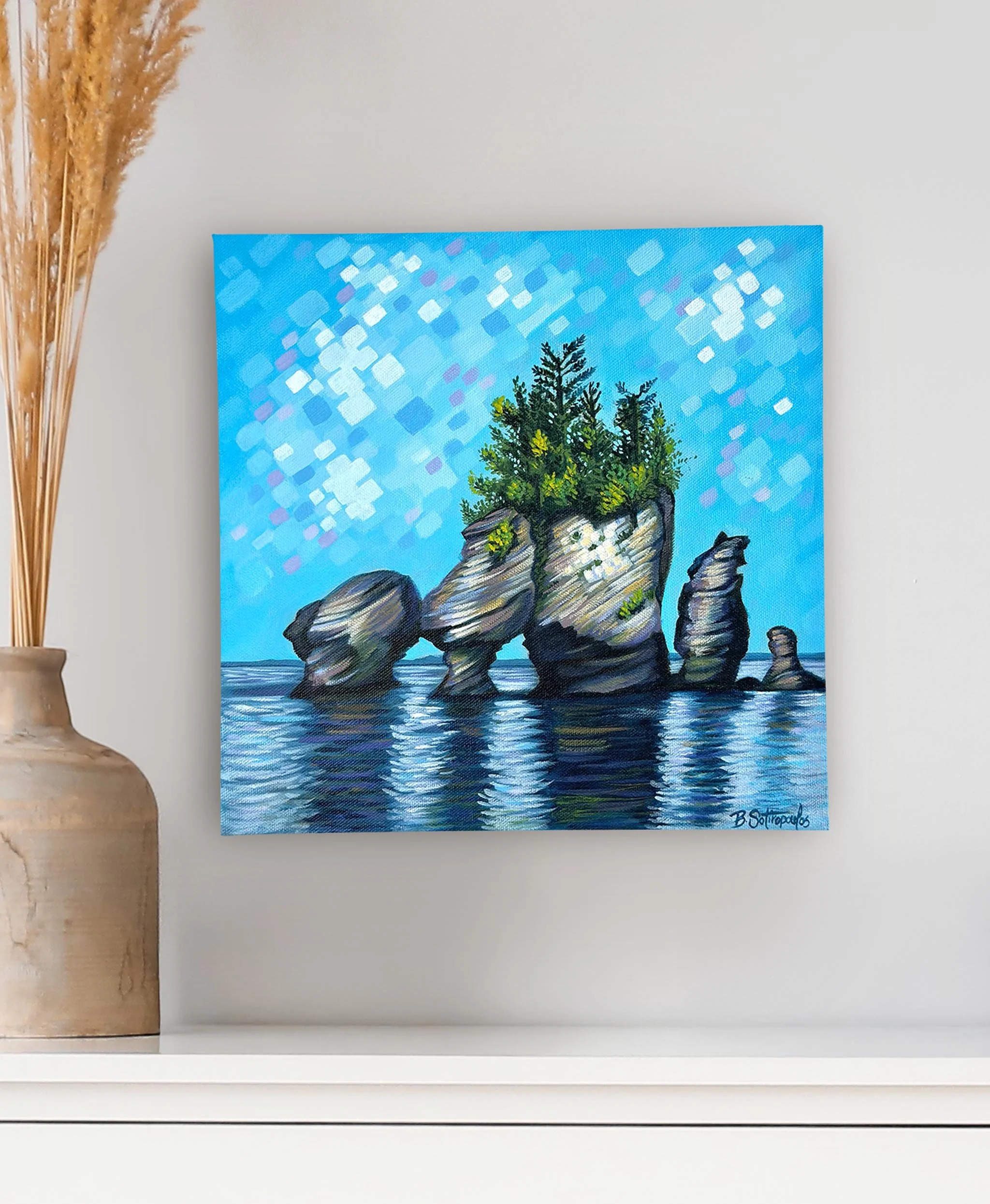 The Hopewell Crew - 12x12 inches - AVAILABLE AT MAINSTREET MARKET MAHOGANY