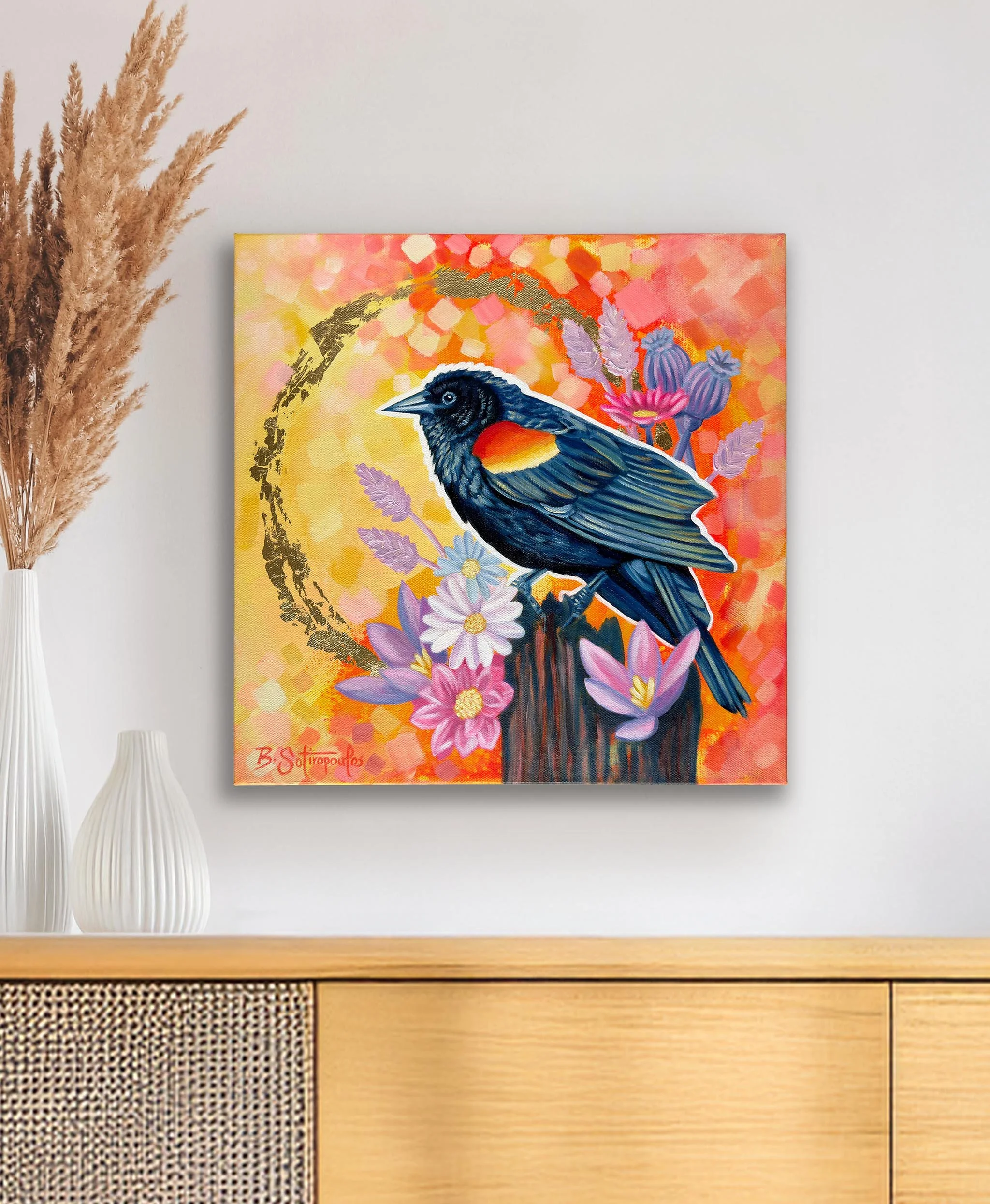 Held In The Light of Being - 14x14 inches