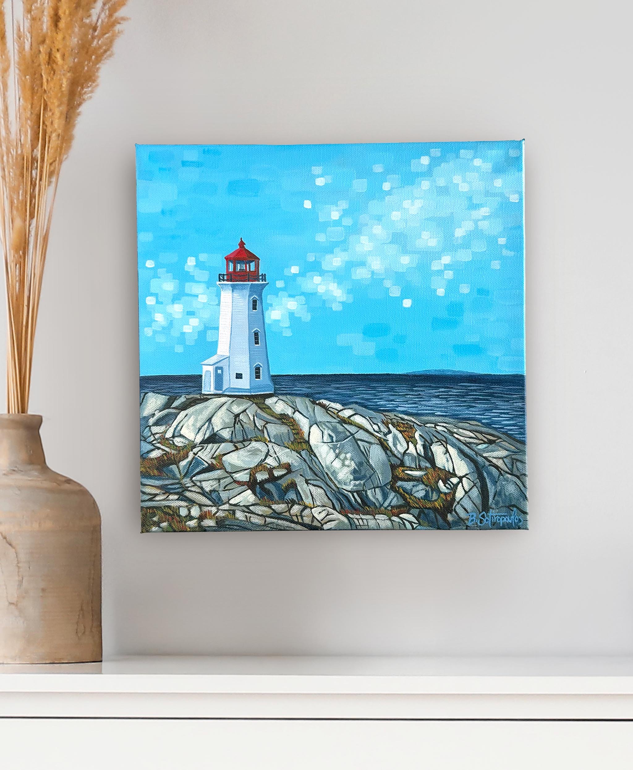 Beacon at Peggy's Cove