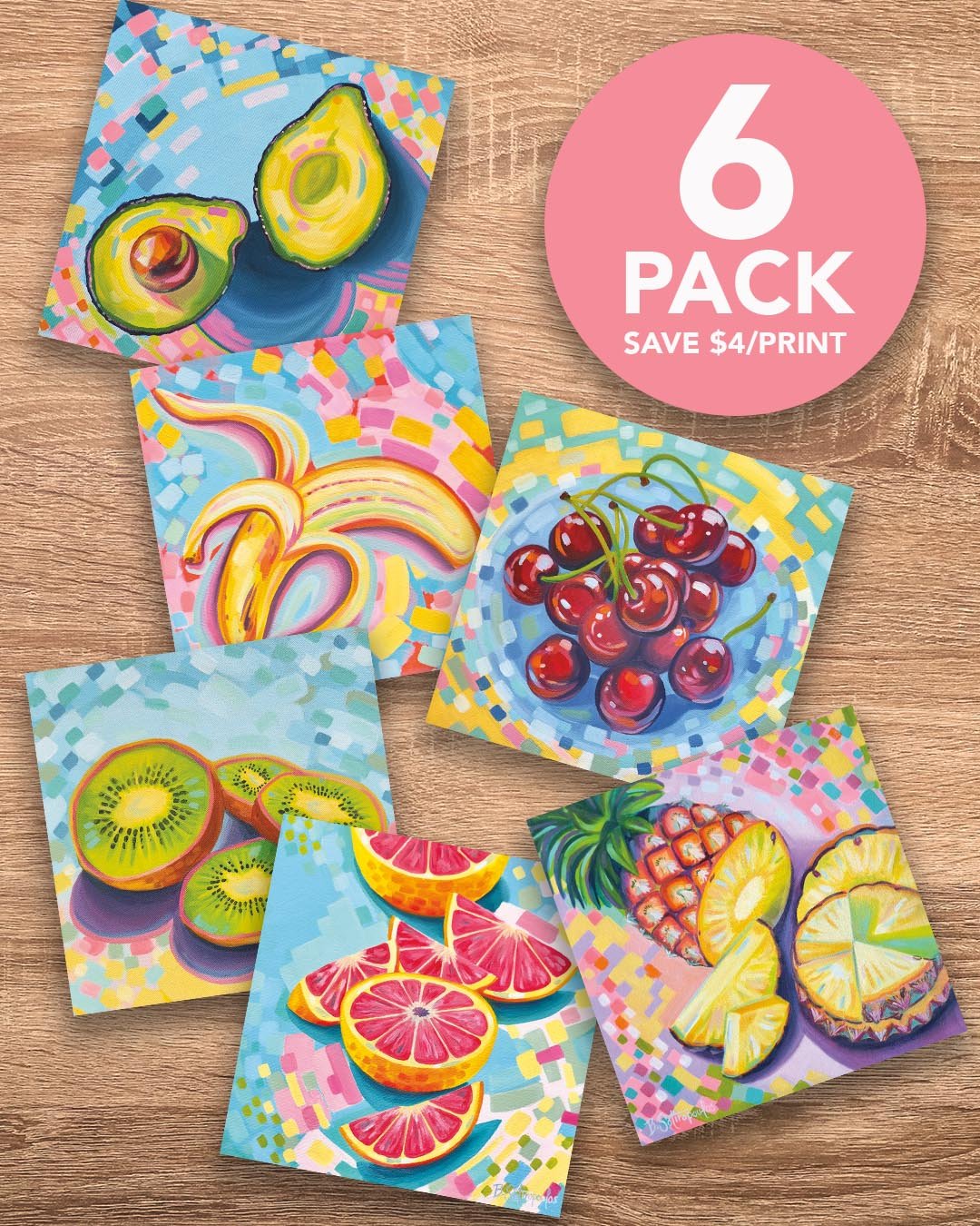 Joyous Fruit Collection Mini Print Pack