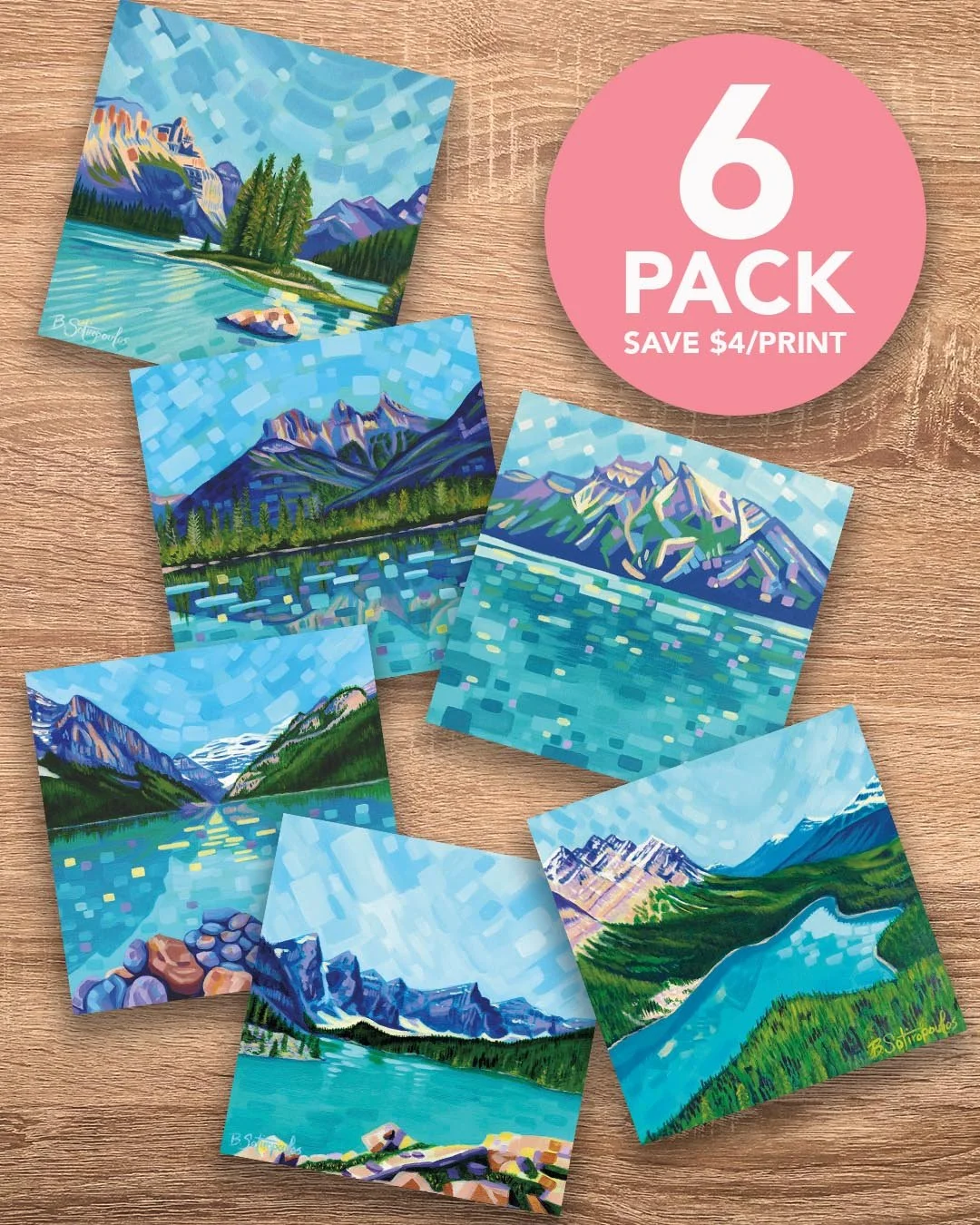 Mountain Series 1 Mini Print Pack