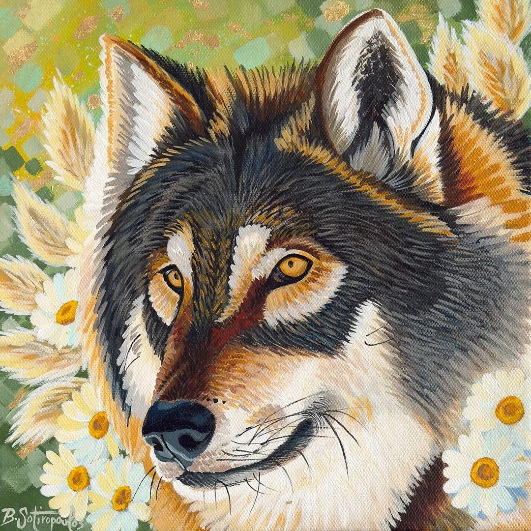 Spirit of Earth & Shadow - 10x10 Inches