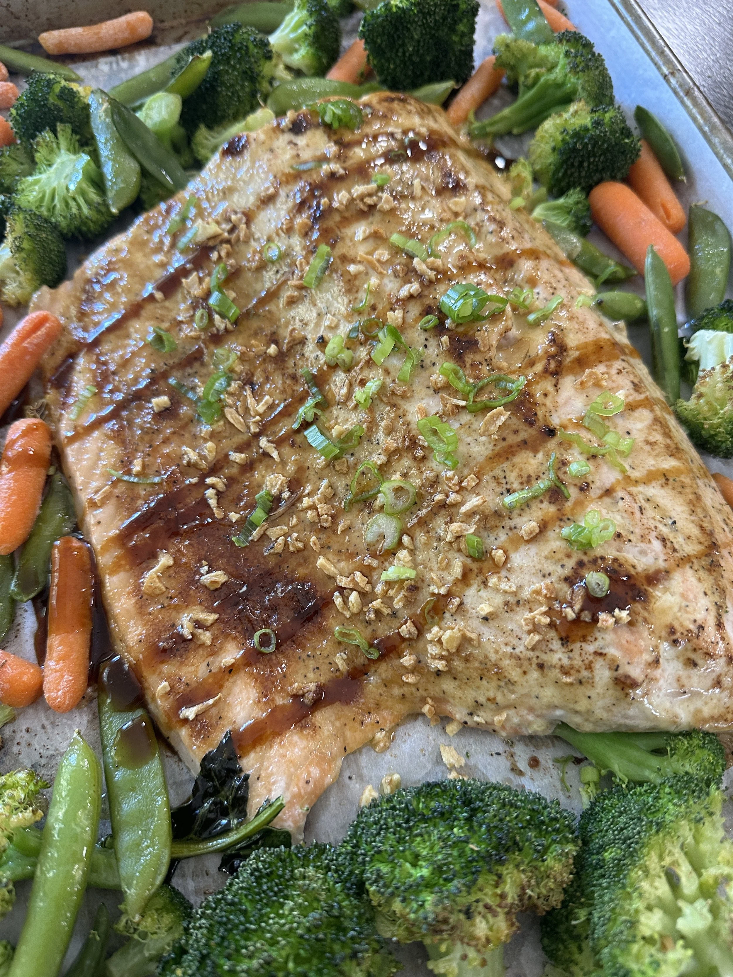 Calamansi Barbecue Baked Salmon