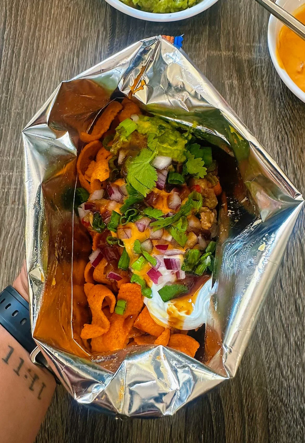 Sisig Walking Tacos