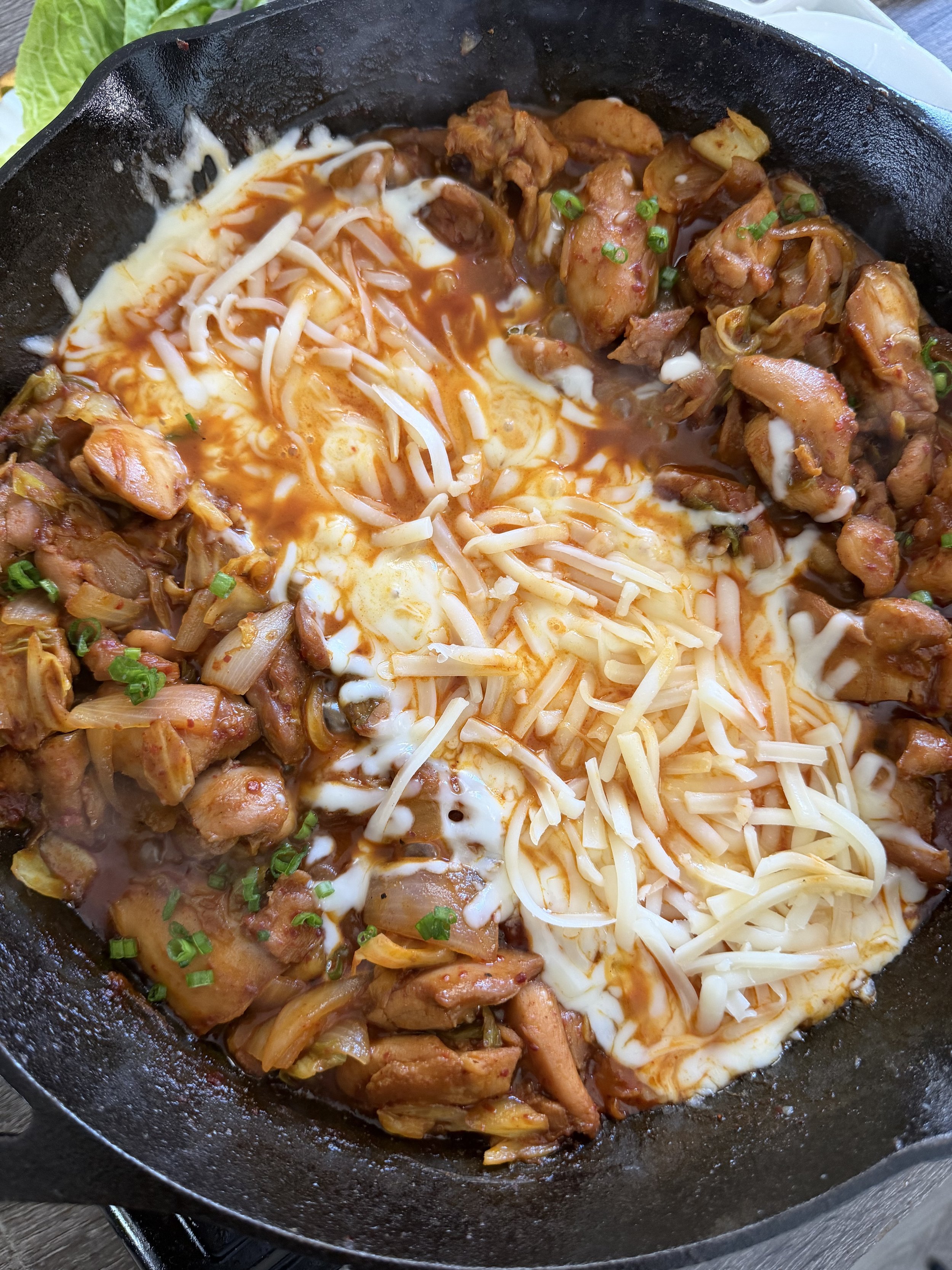 Cheesy Chicken Dakgalbi