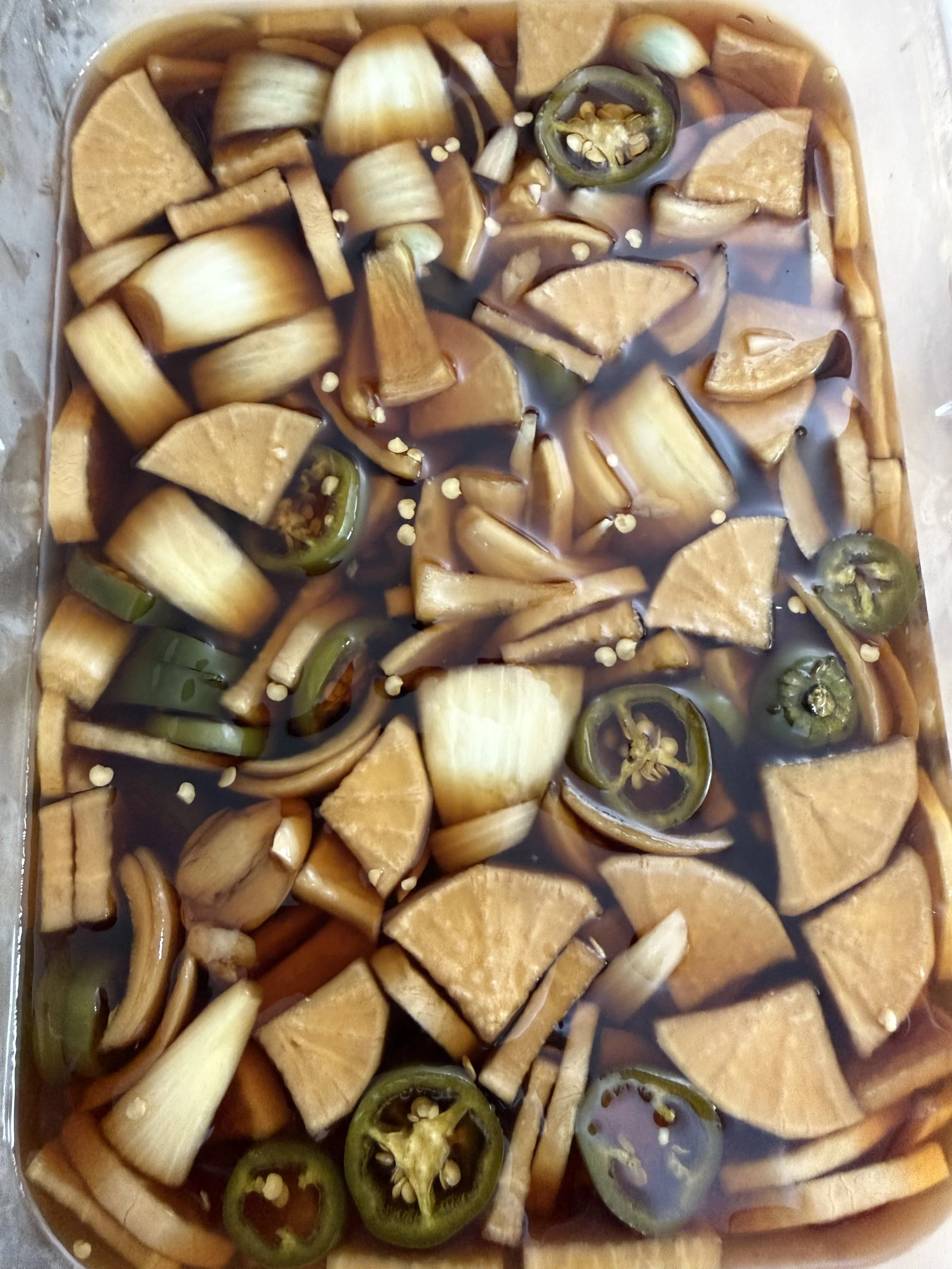 Korean Soy Sauce Pickles