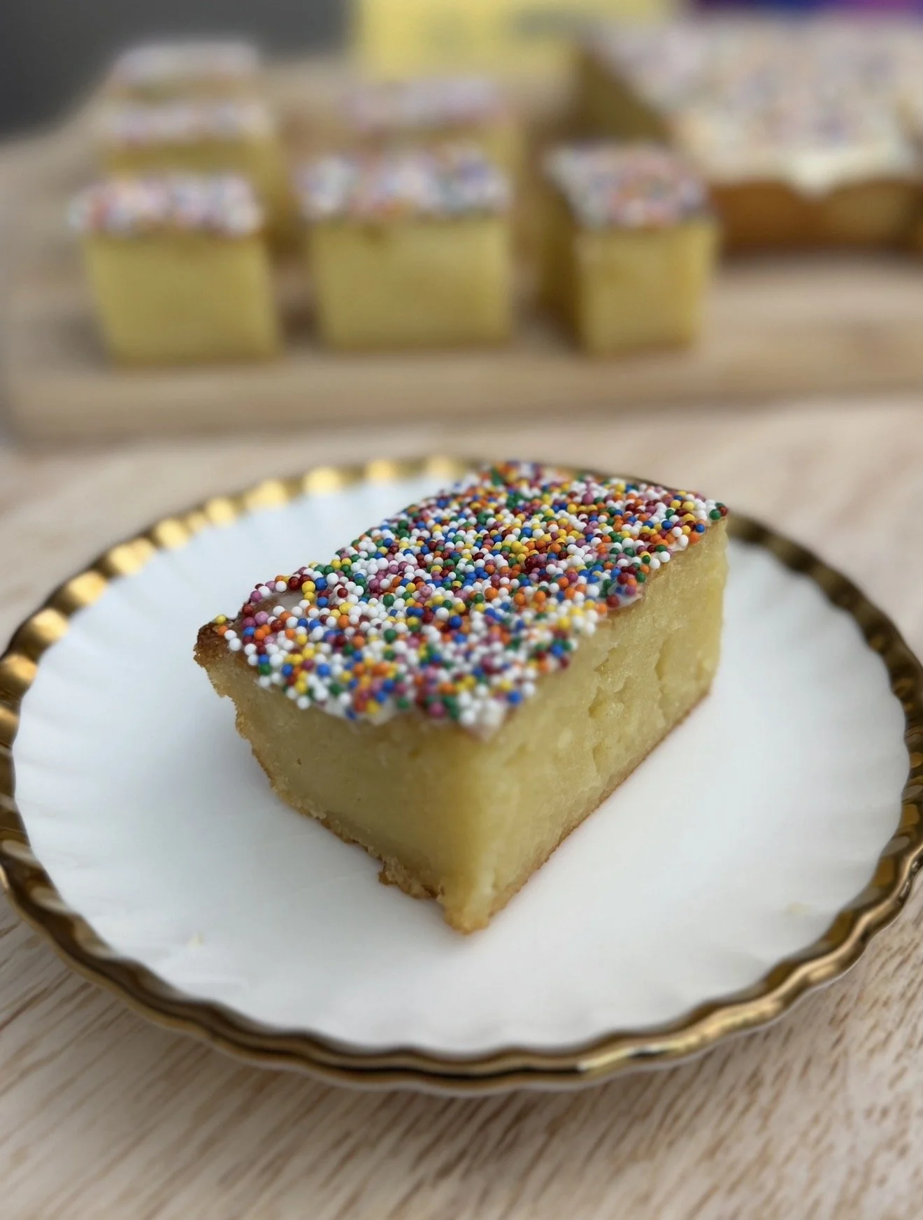 Butter Mochi Dot Cake