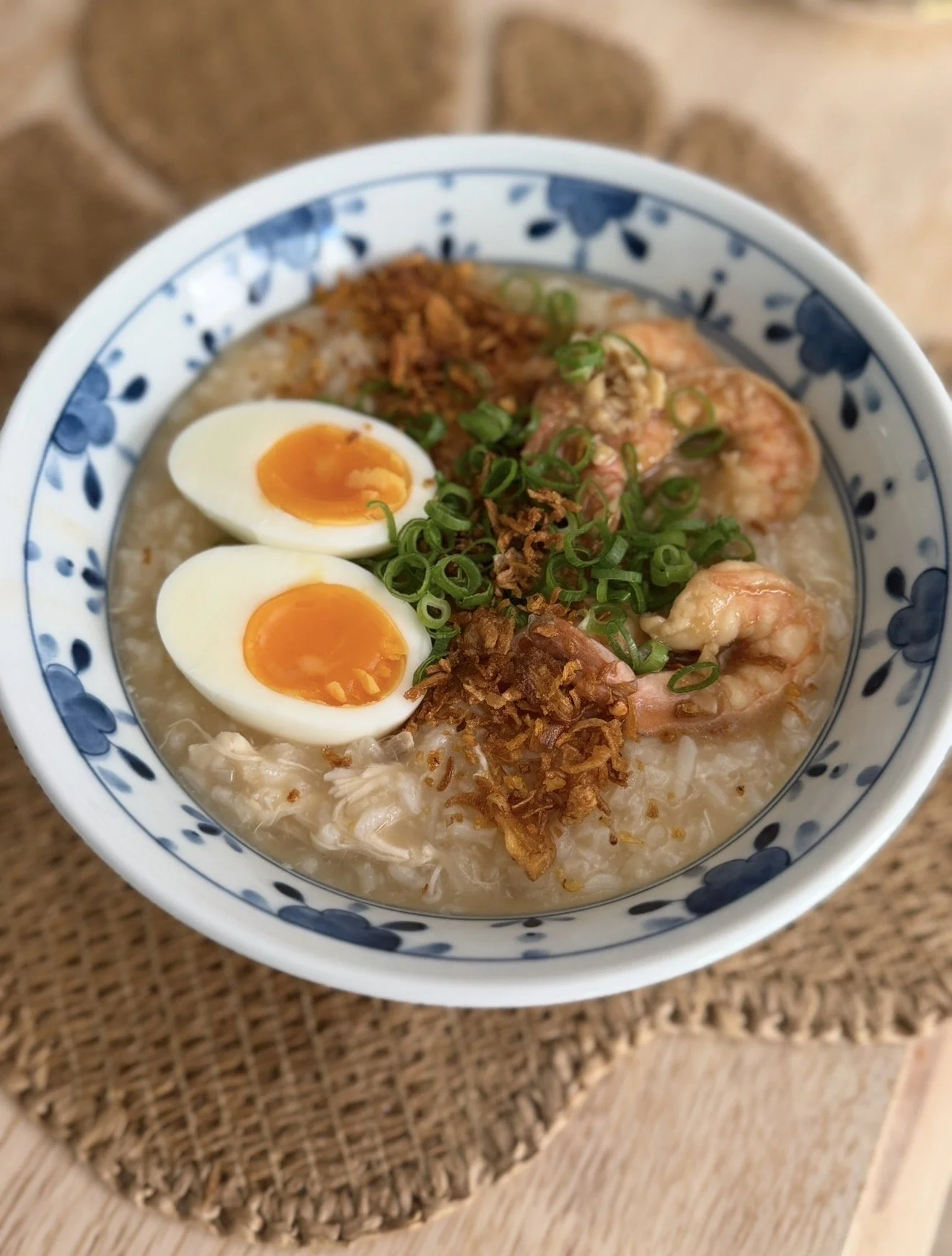 Garlic Butter Shrimp Arroz Caldo