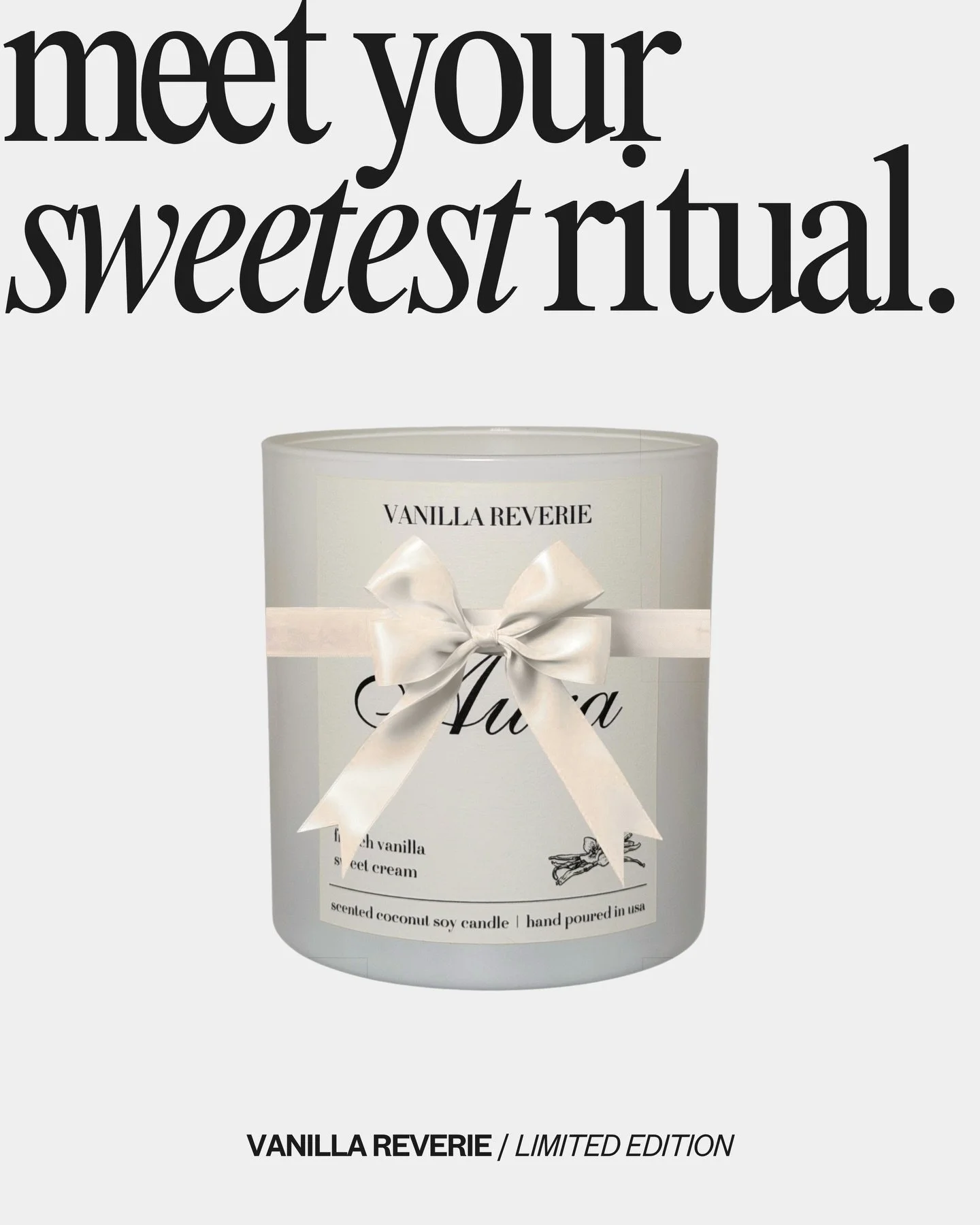 VANILLA REVERIE 🤍

our limited edition scent featuring a pure vanilla aroma that is never too subtle, never too sweet. visit our website to indulge in vanilla dreams ☁️🍨