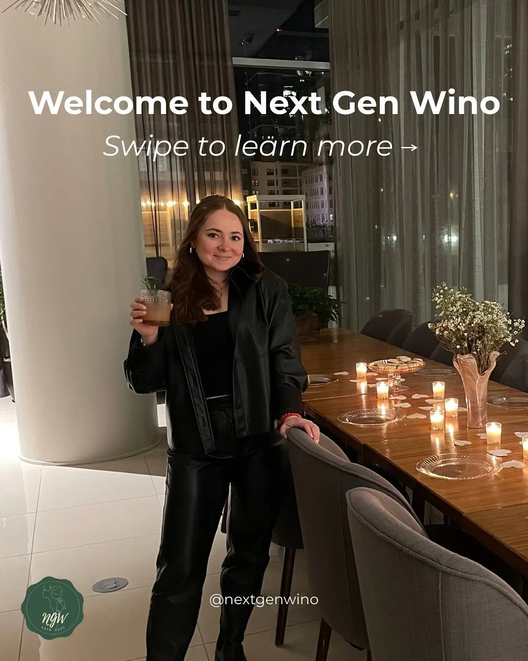 Wine has always been one of my favorite parts of life, but for too many of us, it still feels out of reach &mdash; either too expensive, too intimidating, or too disconnected from our generation.

That&rsquo;s why I started Next Gen Wino: a space ded