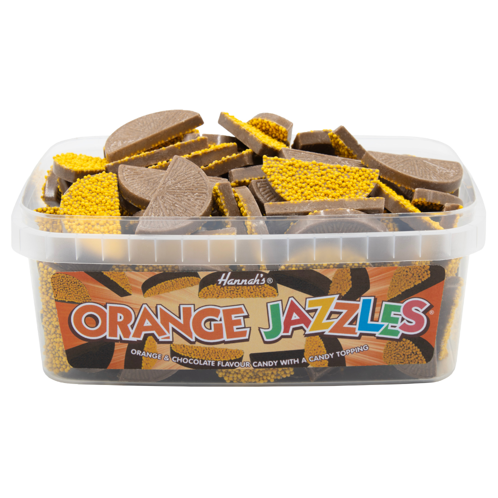 Orange Jazzles - 600g (approx. 120 pieces)
Contains Milk and Wheat.
Vegetarian.